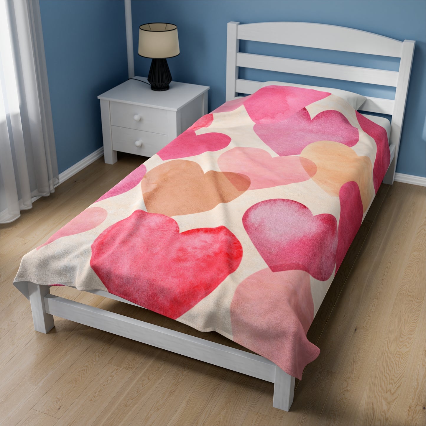 All My Hearts Velveteen Plush Blanket