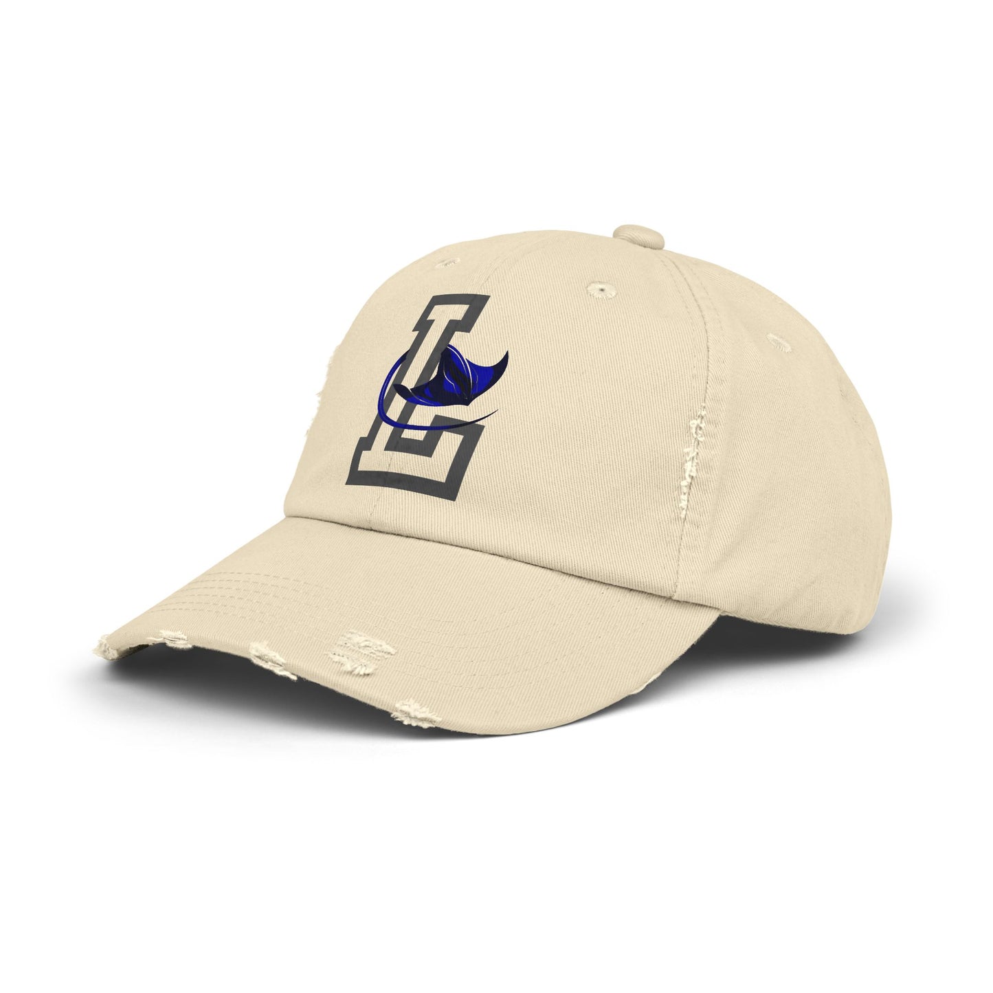Stingray Unisex Distressed Cap