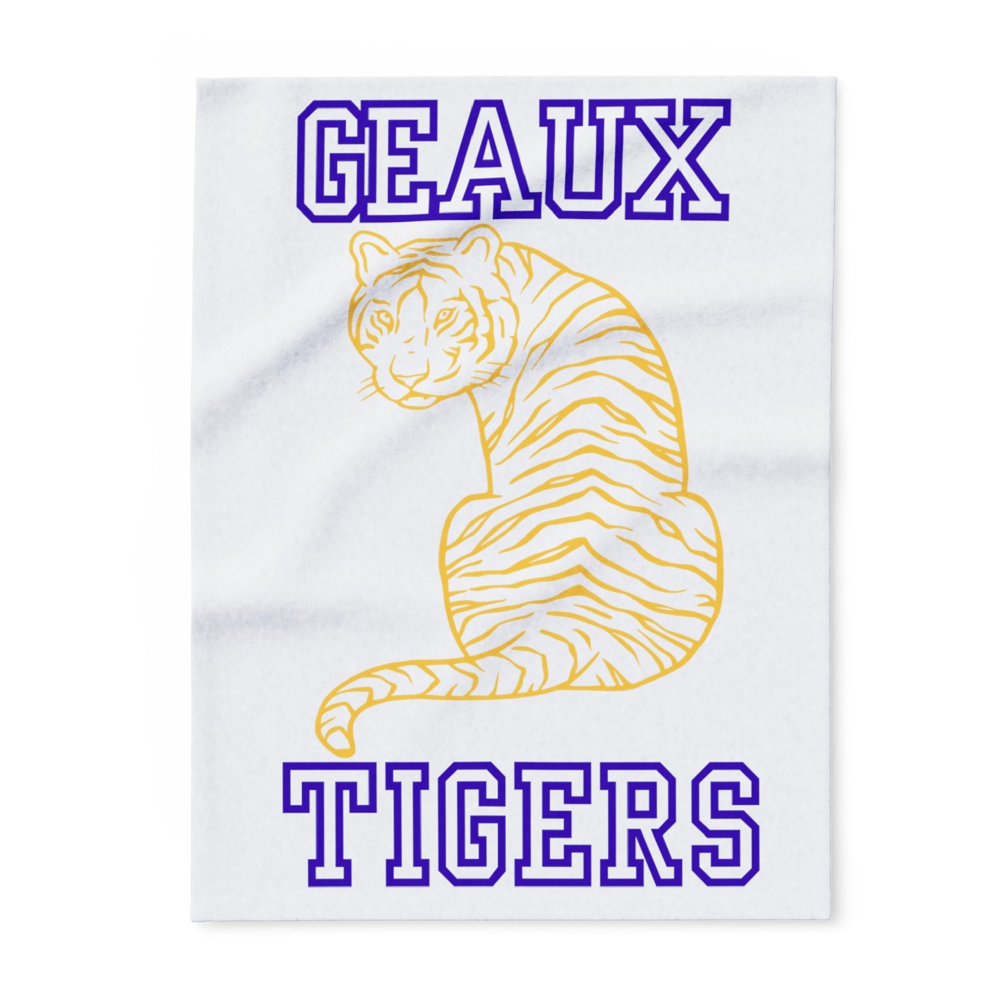 Geaux Tigers White