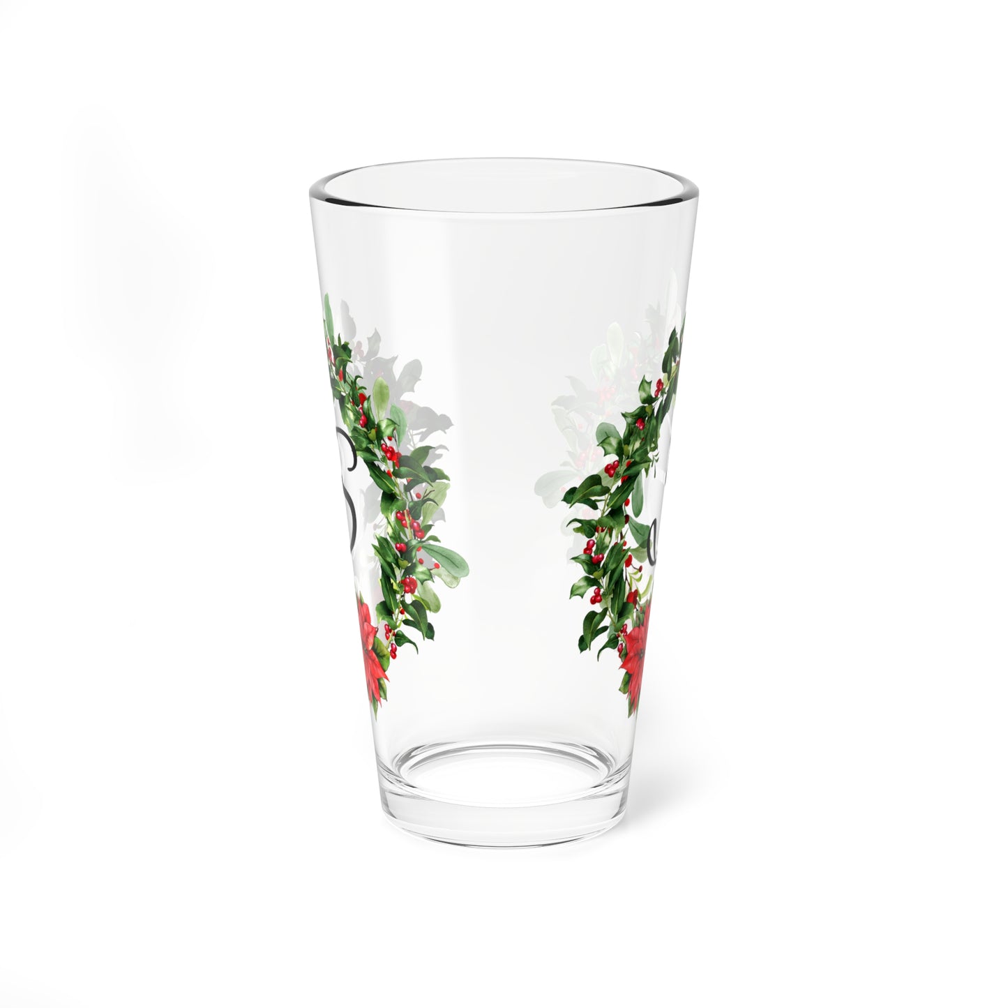 Christmas Wreath Glass "S"