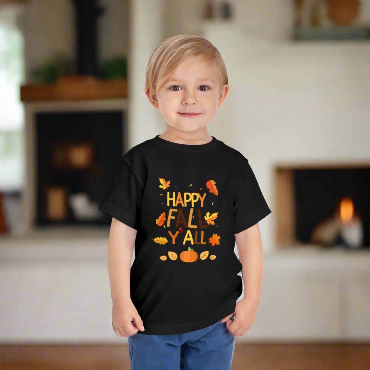 Happy Fall Y'all Toddler Tee