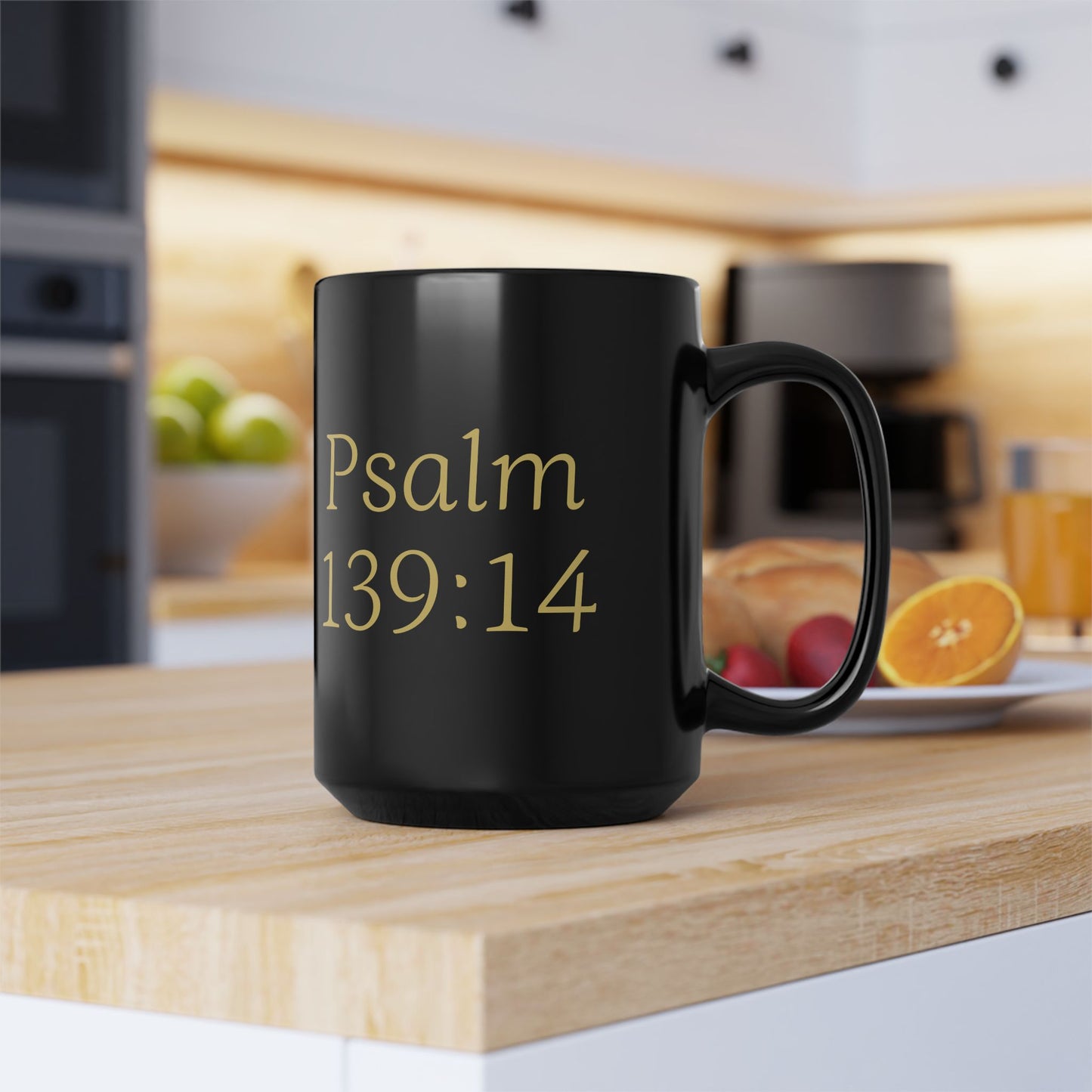 Created by Design Black Mug