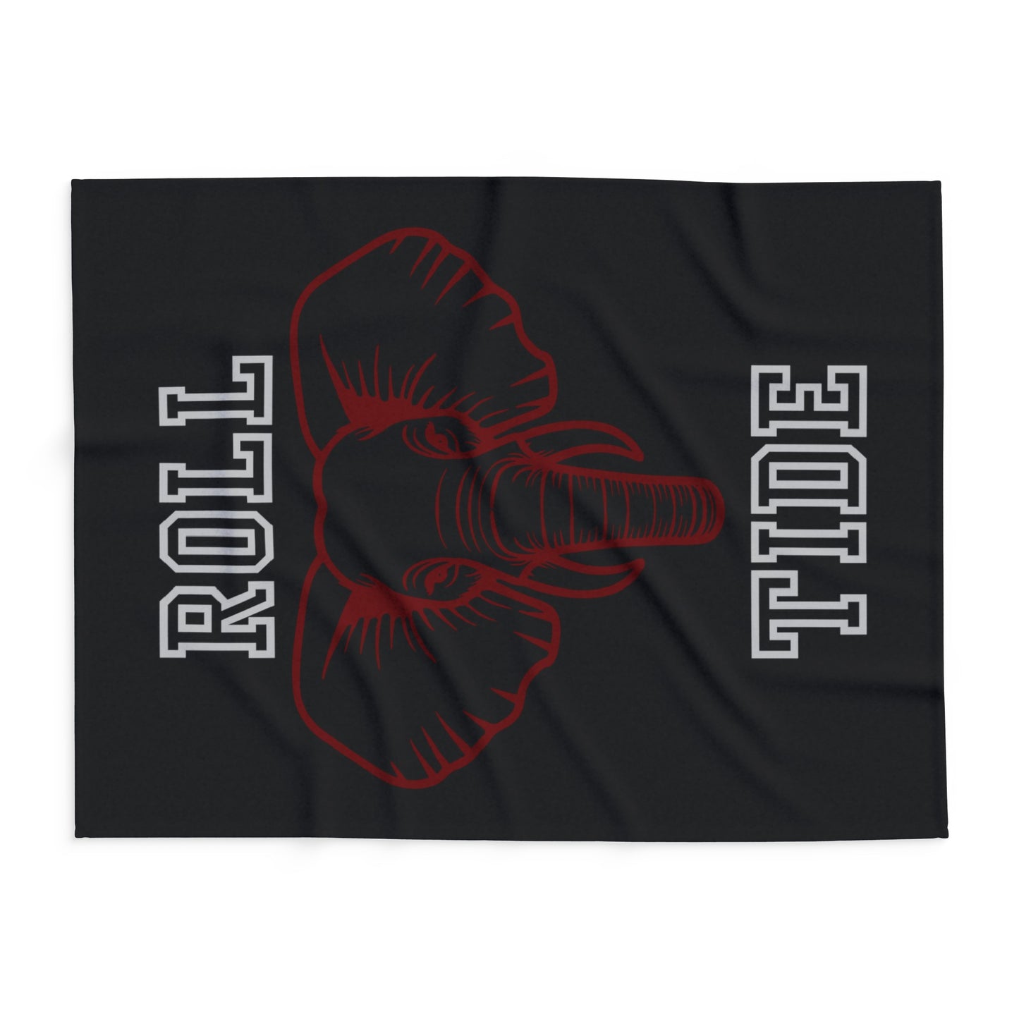 Roll Tide Blanket Black