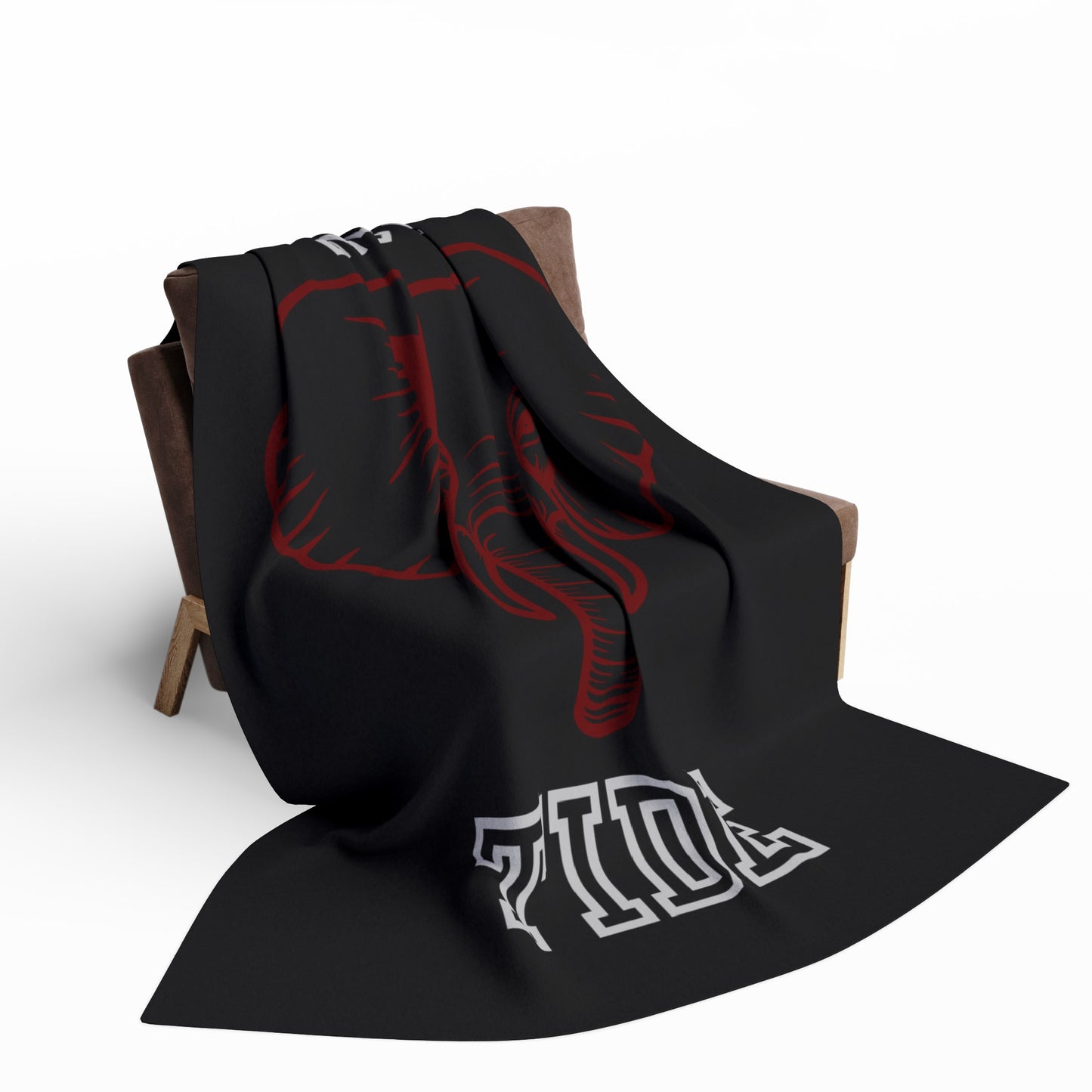 Roll Tide Blanket Black