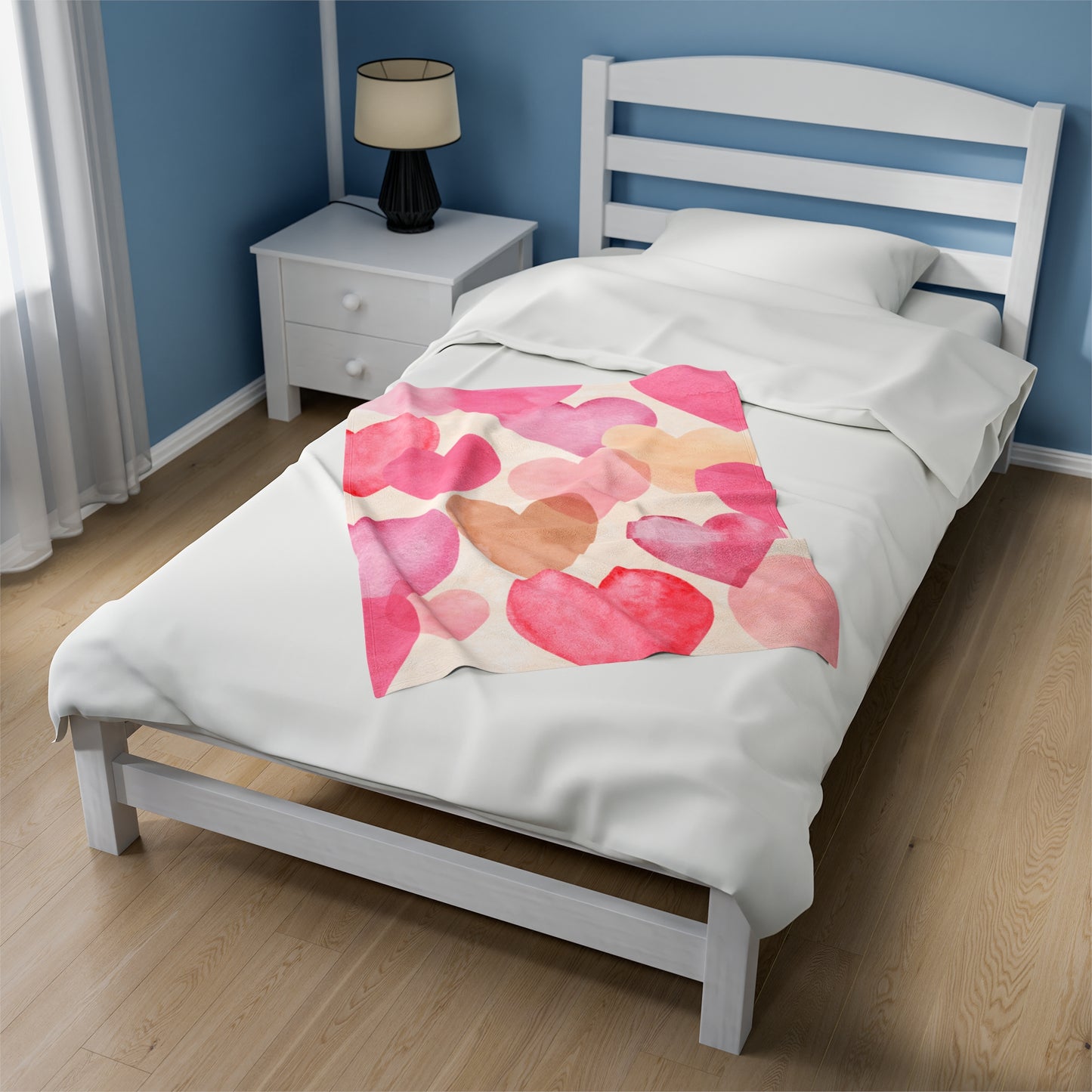 All My Hearts Velveteen Plush Blanket