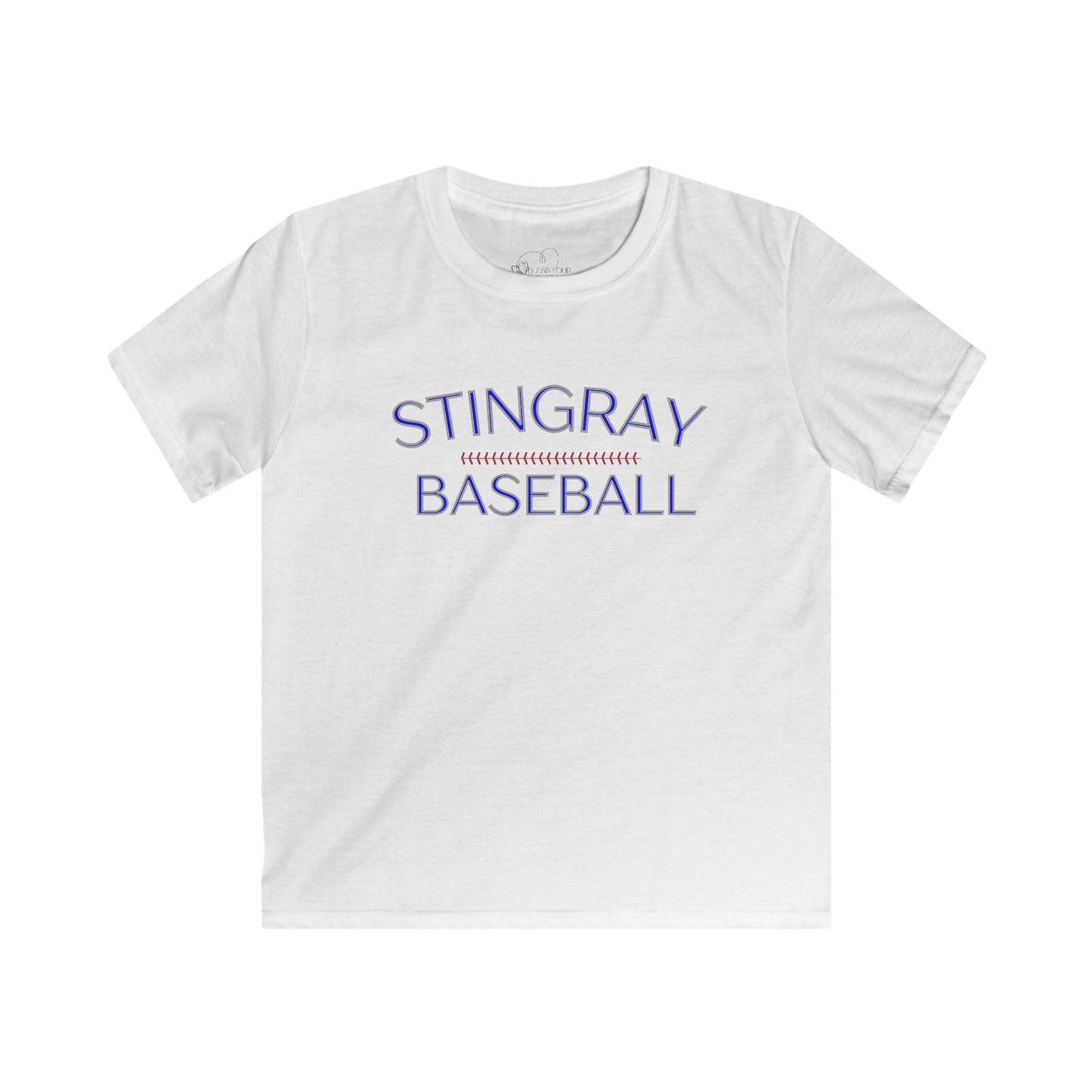LPCA Kids Baseball Tee - Stingray Baseball Softstyle Shirt