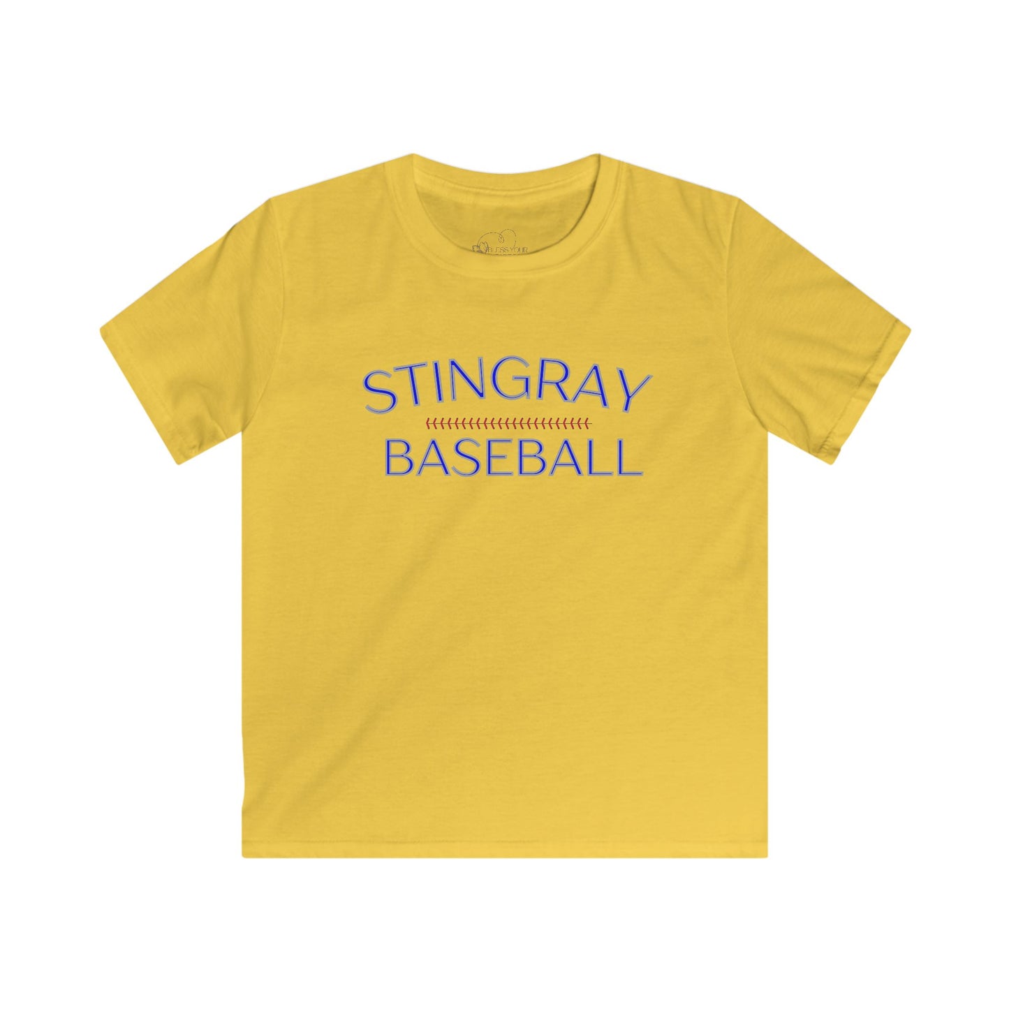 LPCA Kids Baseball Tee - Stingray Baseball Softstyle Shirt