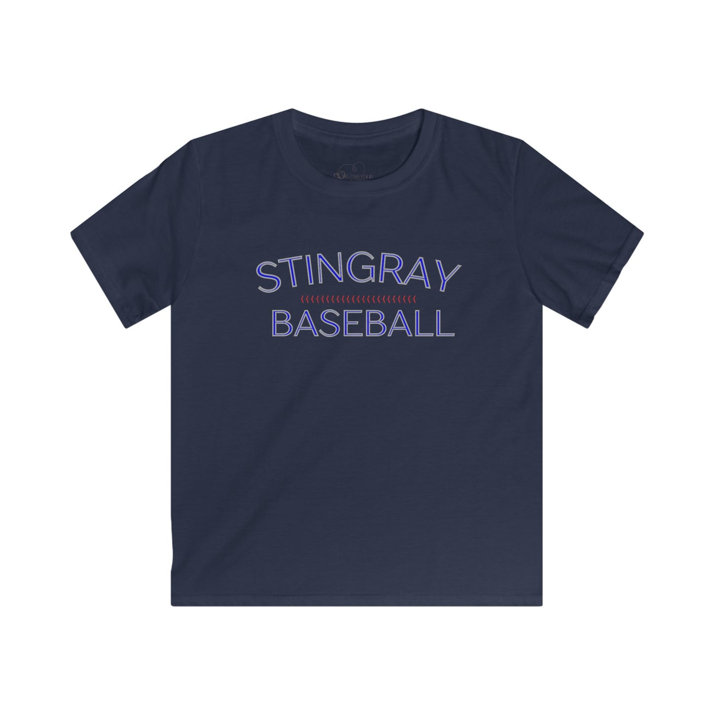 LPCA Kids Baseball Tee - Stingray Baseball Softstyle Shirt