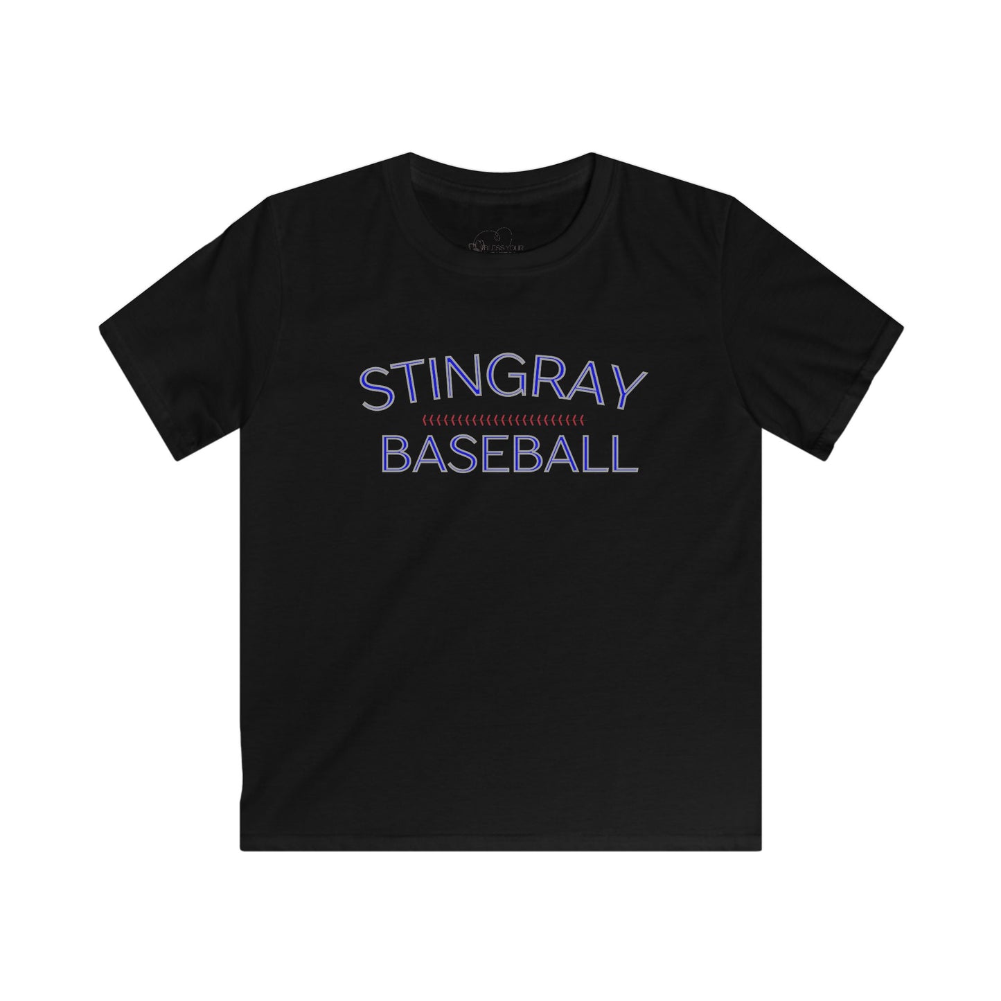 LPCA Kids Baseball Tee - Stingray Baseball Softstyle Shirt