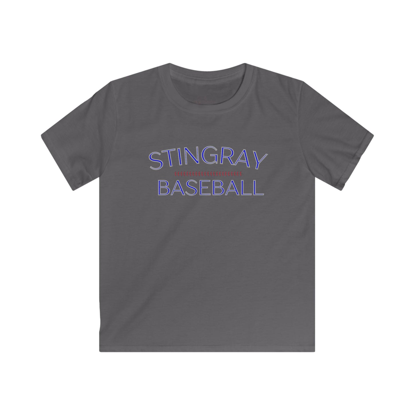 LPCA Kids Baseball Tee - Stingray Baseball Softstyle Shirt