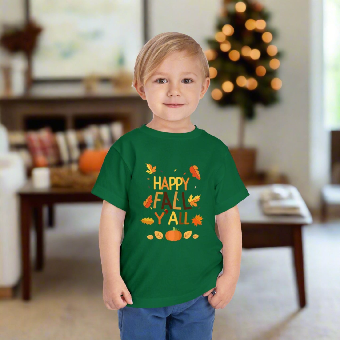 Happy Fall Y'all Toddler Tee