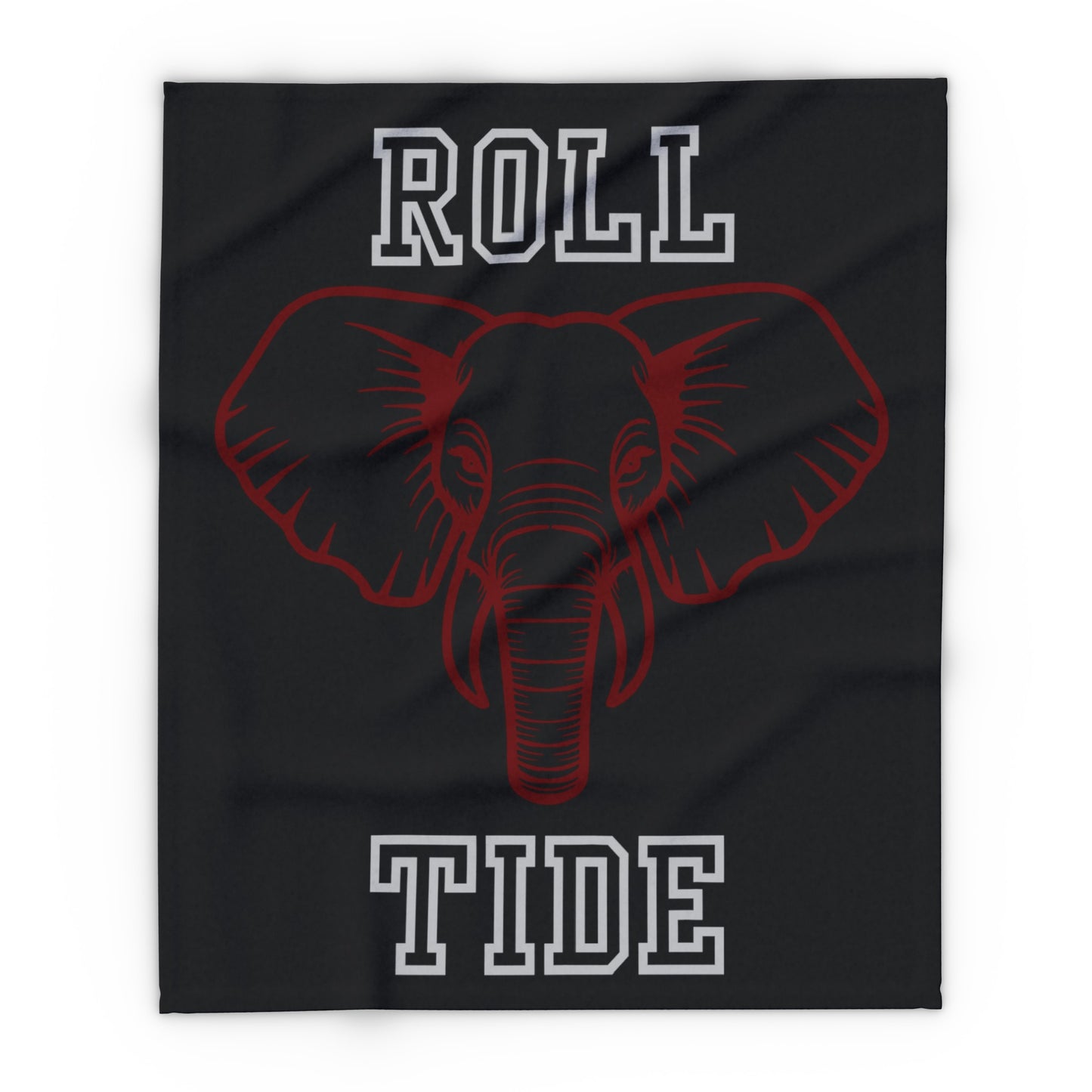 Roll Tide Blanket Black