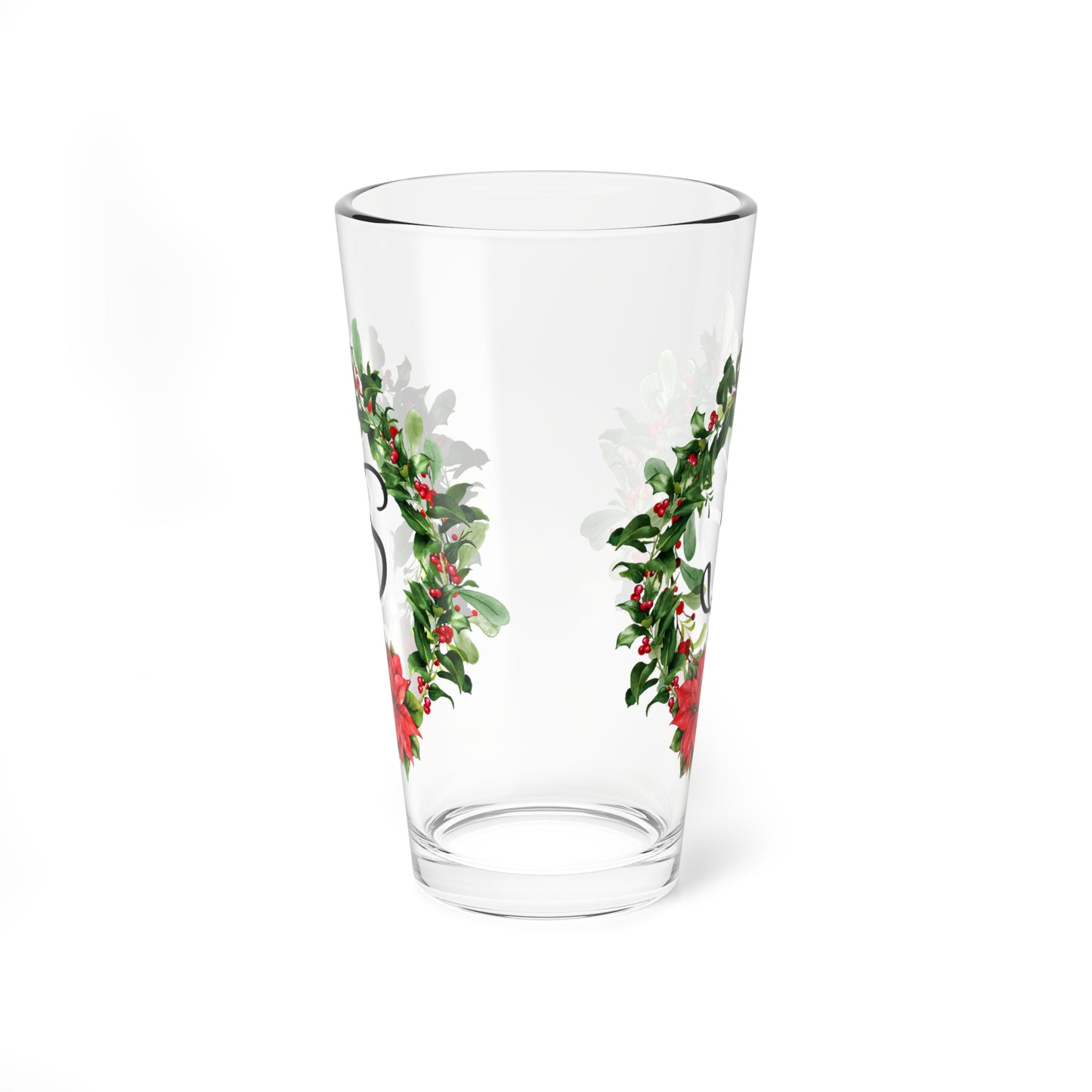 Christmas Wreath Glass "S"