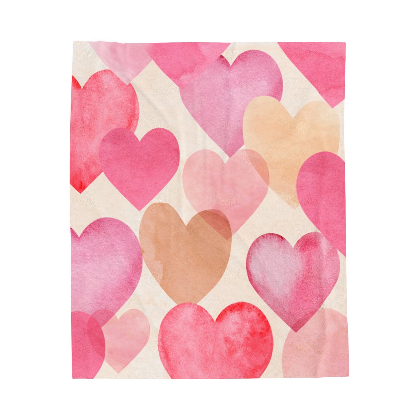 All My Hearts Velveteen Plush Blanket