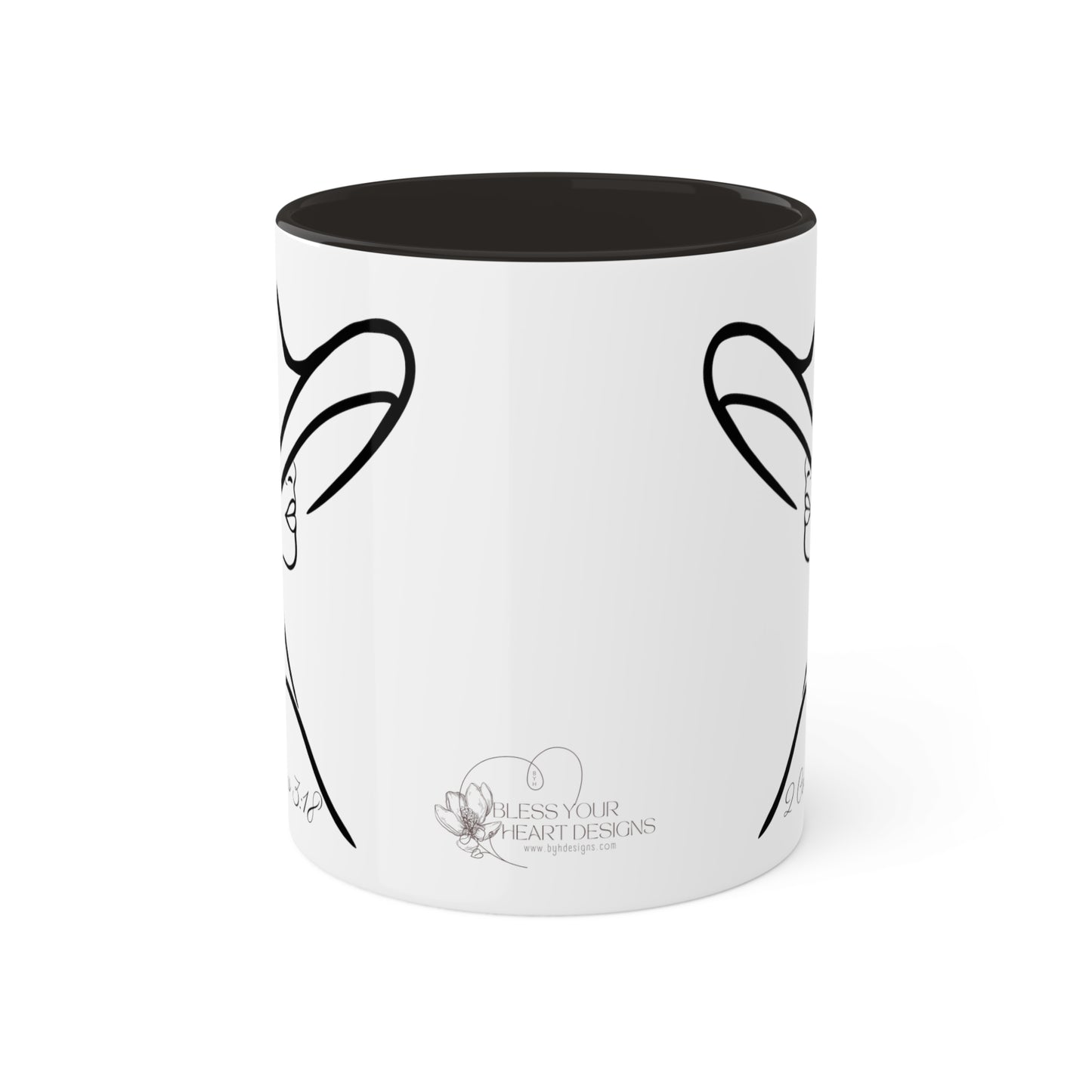 Sleek and Stylish Two-Tone Mug
