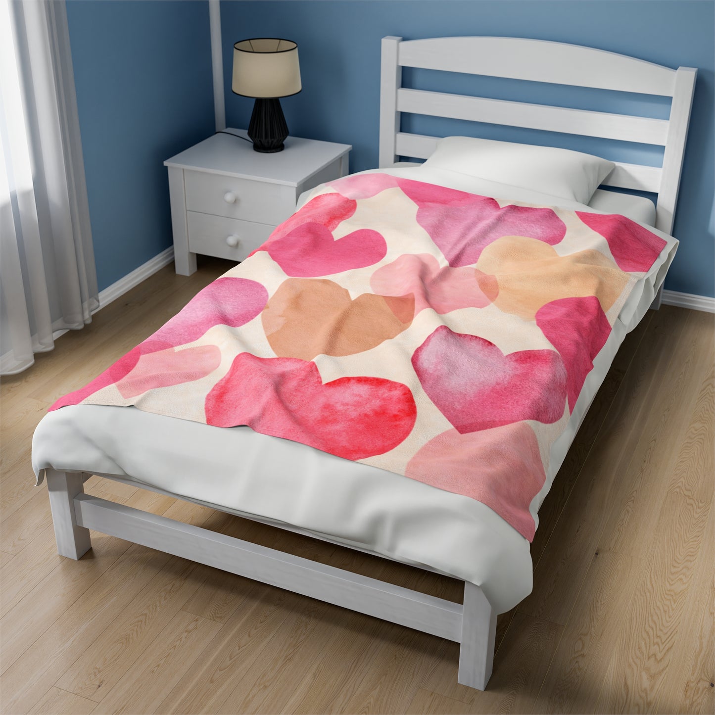 All My Hearts Velveteen Plush Blanket