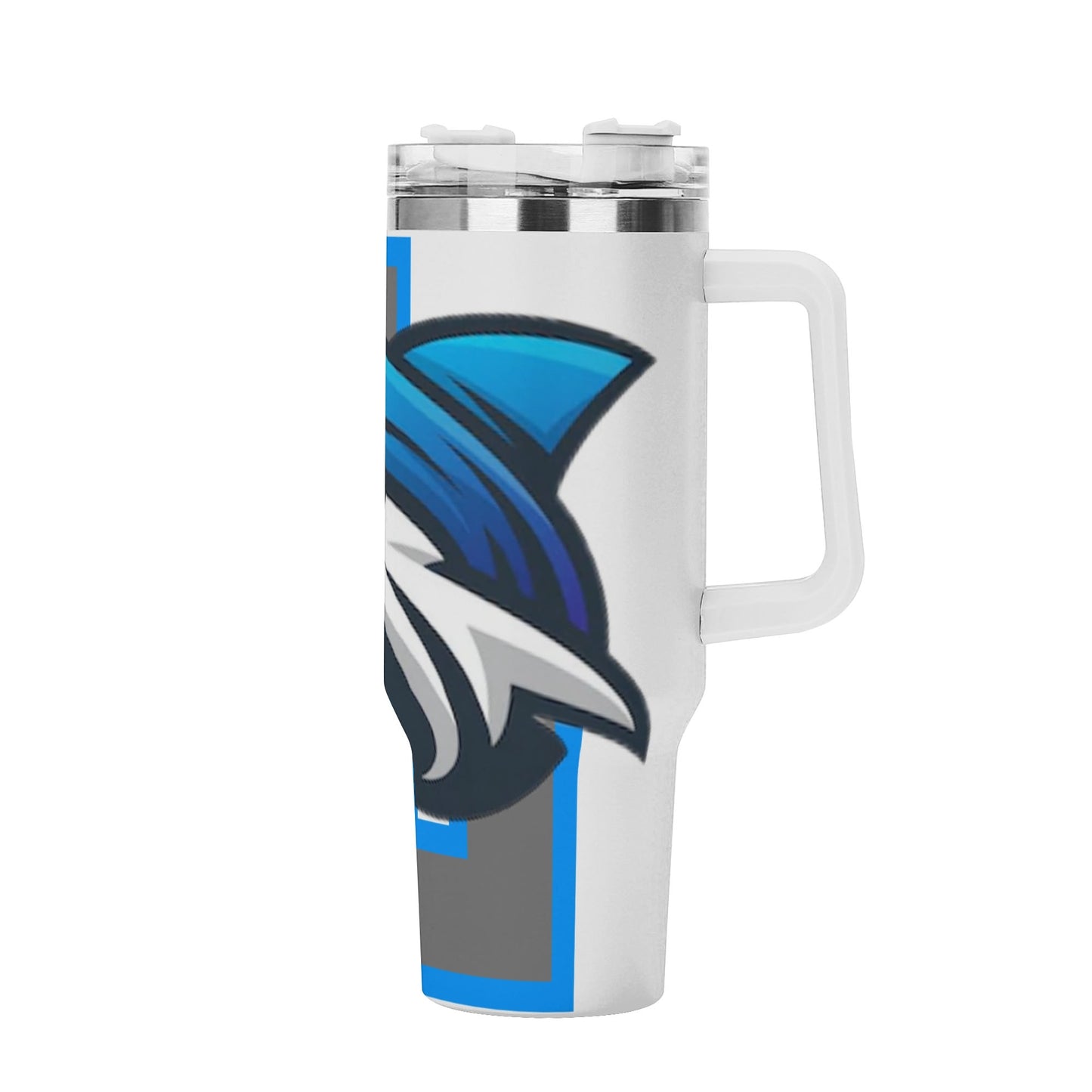 MAKOS 40oz Stainless Steel Tumbler with Handle and Straw