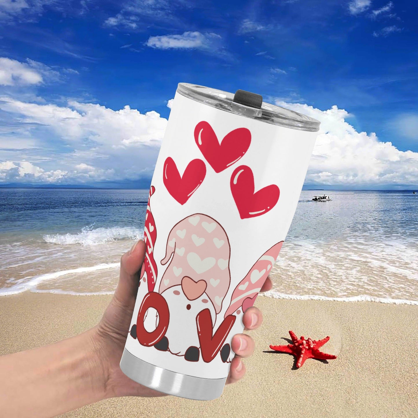 I Love You Trolly 30oz Stainless Steel Tumbler