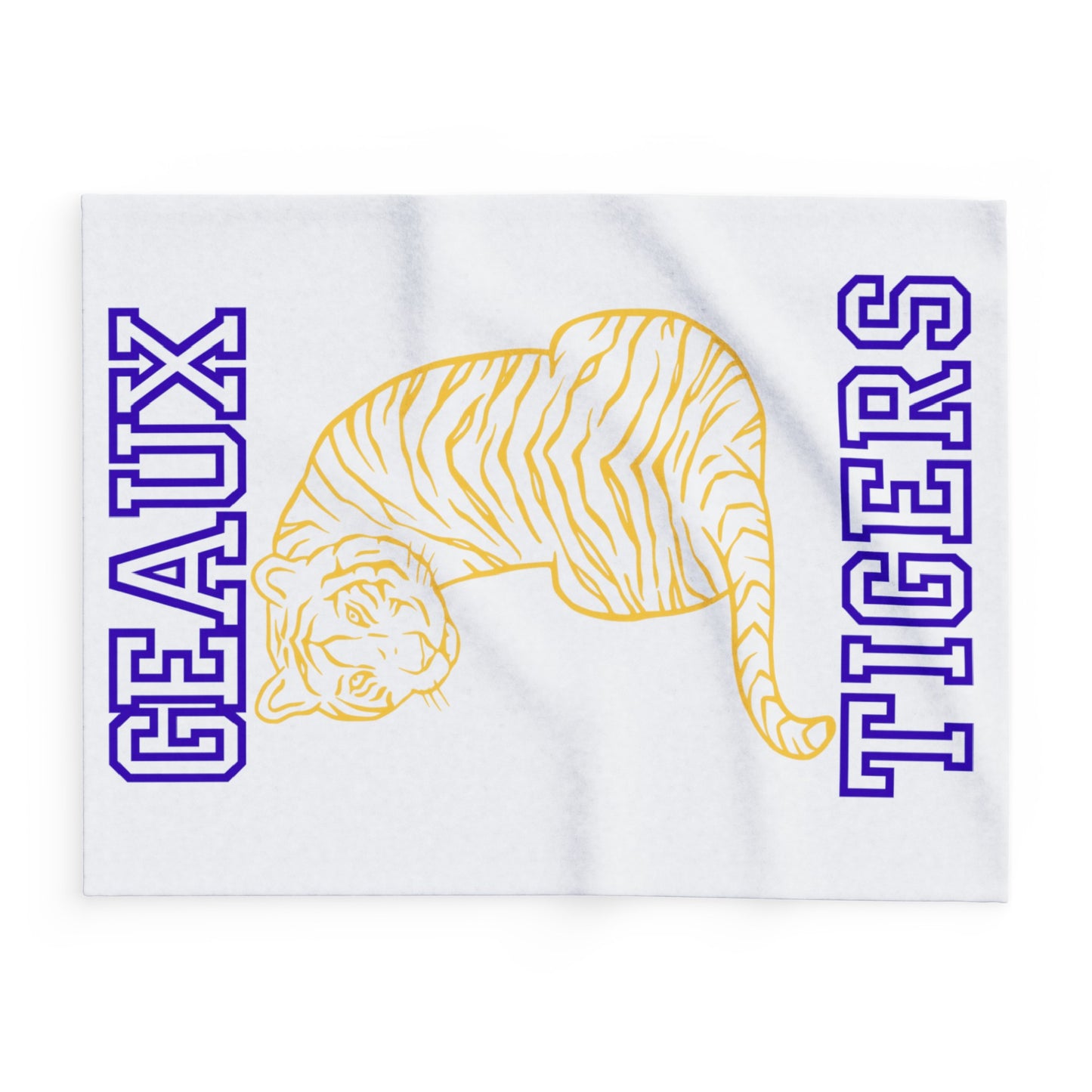 Geaux Tigers White