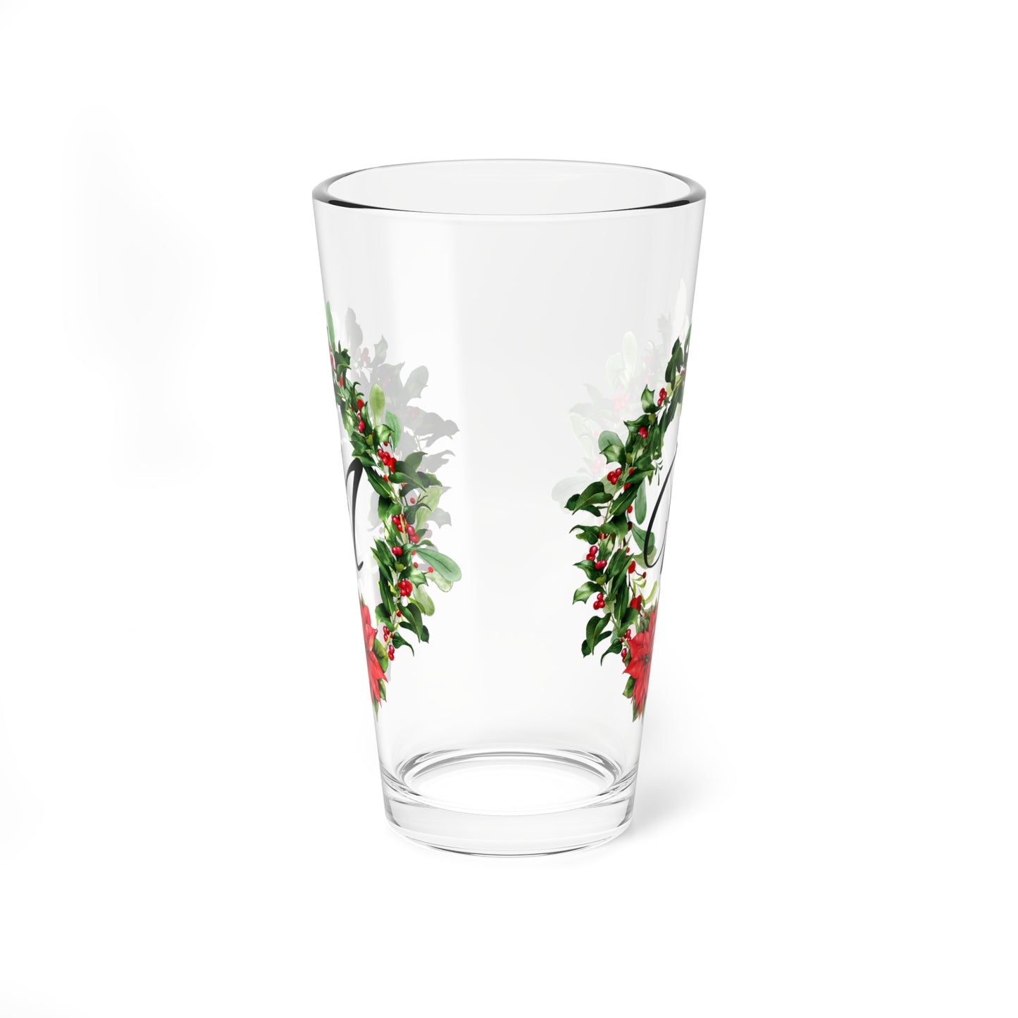 Christmas Wreath Glass "N"