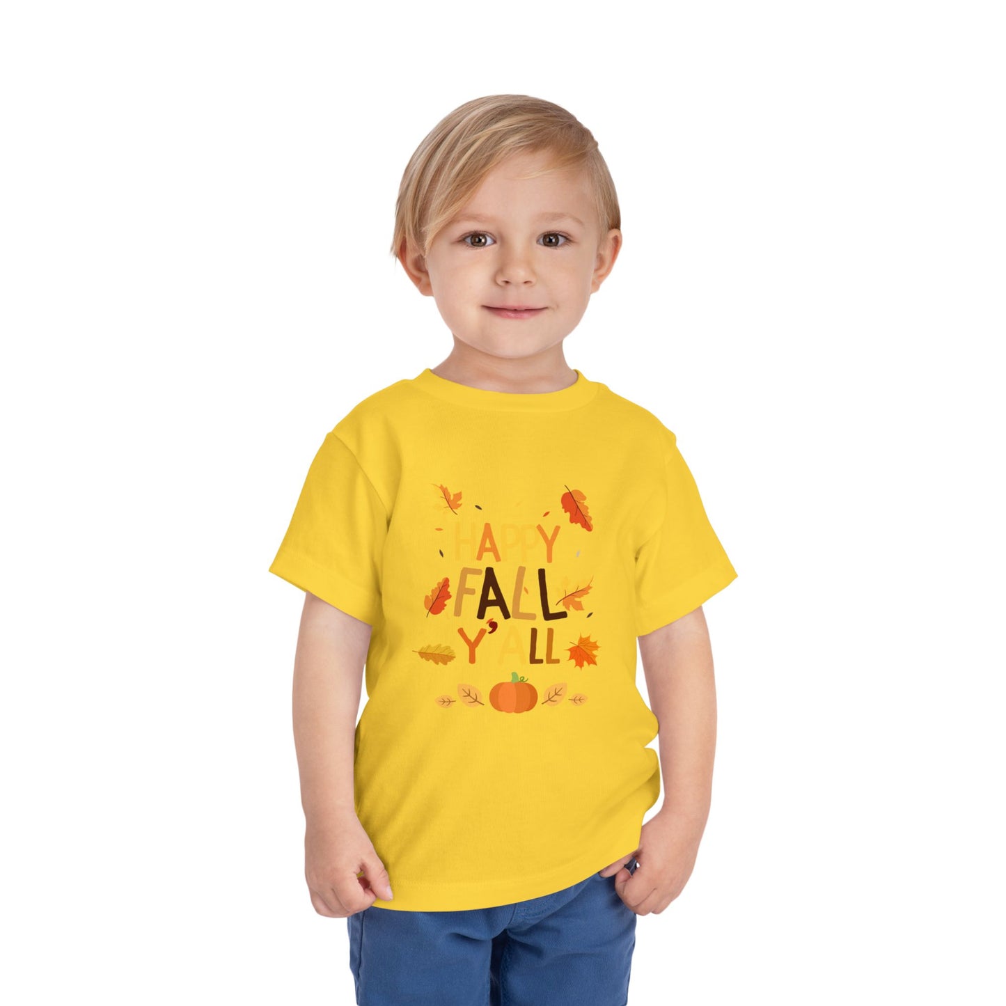 Happy Fall Y'all Toddler Tee