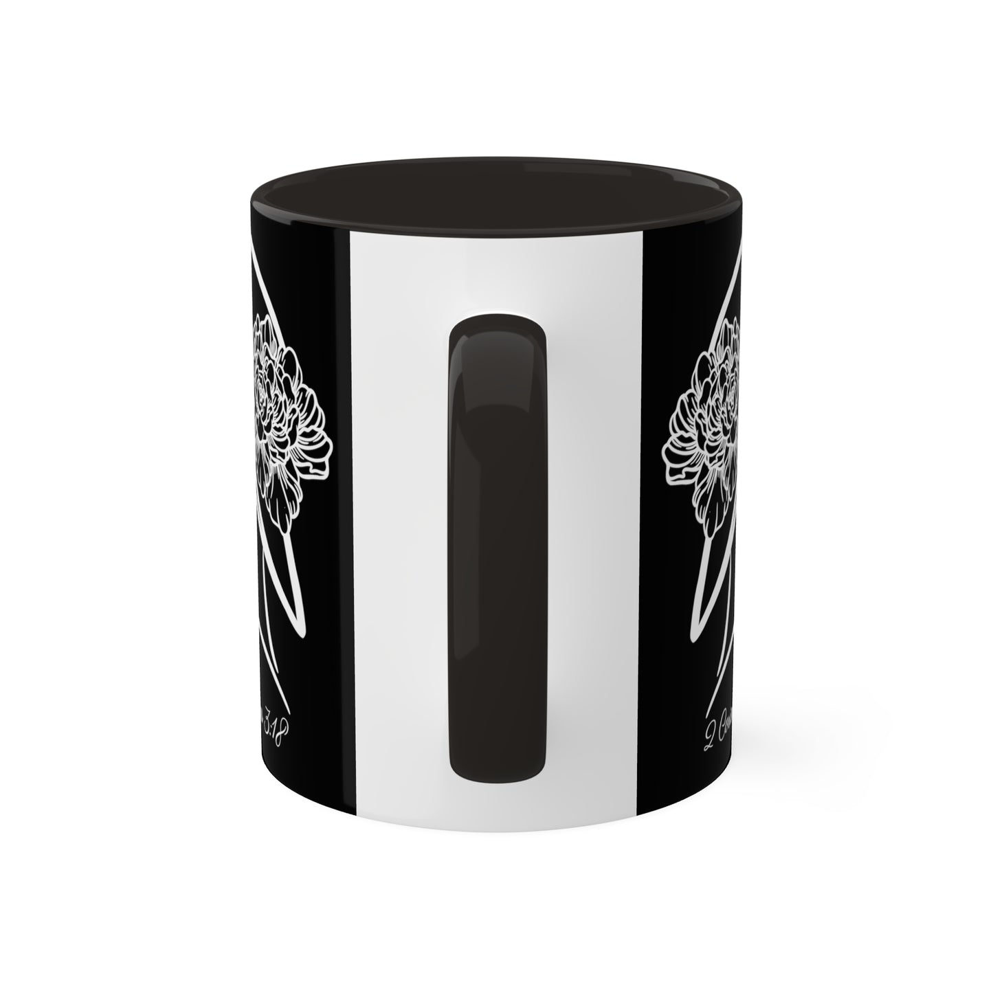 Sleek and Stylish Two-Tone Mug
