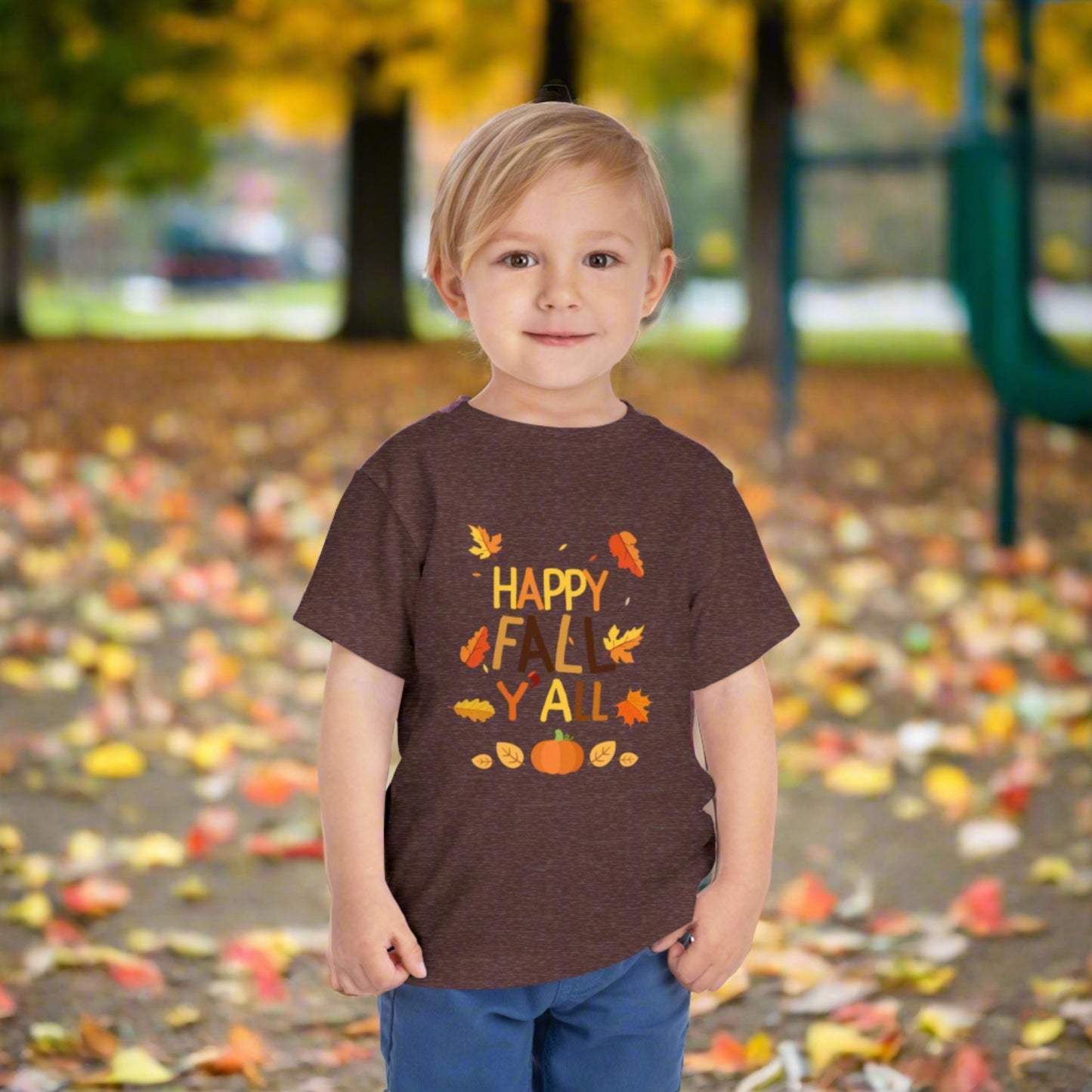 Happy Fall Y'all Toddler Tee