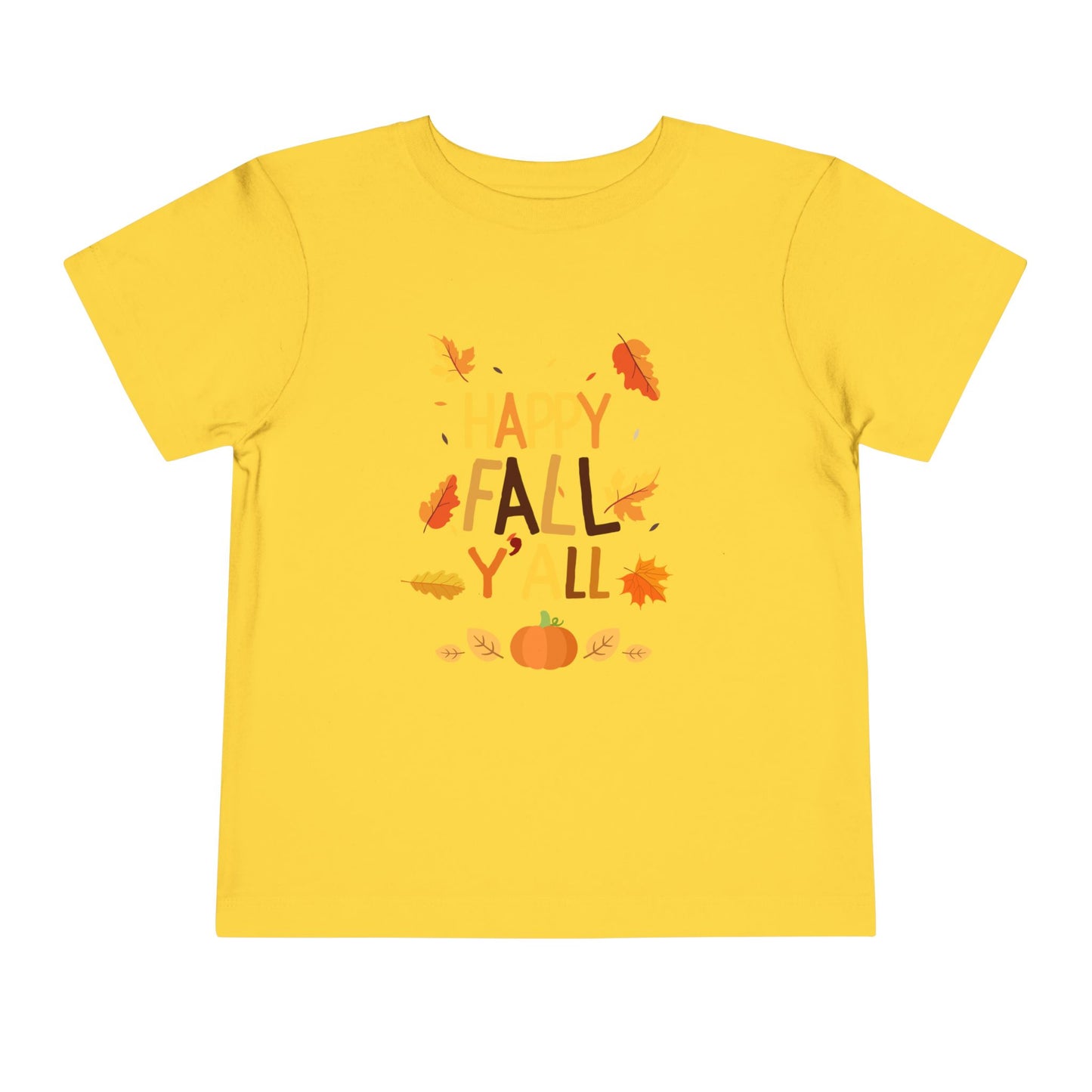 Happy Fall Y'all Toddler Tee
