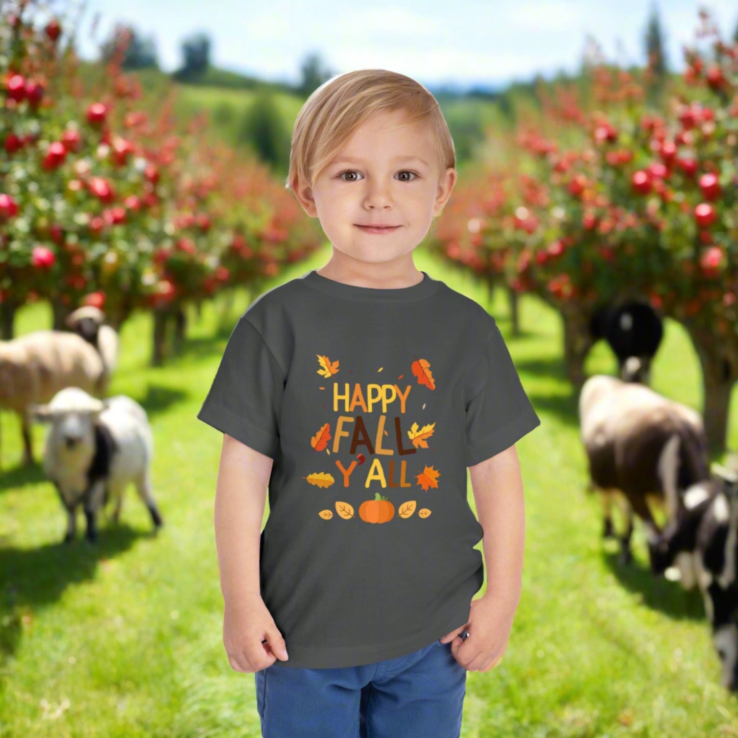 Happy Fall Y'all Toddler Tee