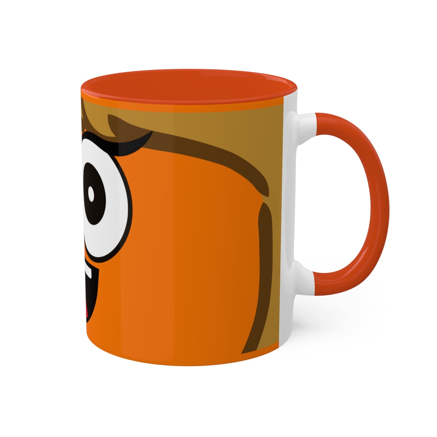 Proverbs 17:22 Mugs, Orange