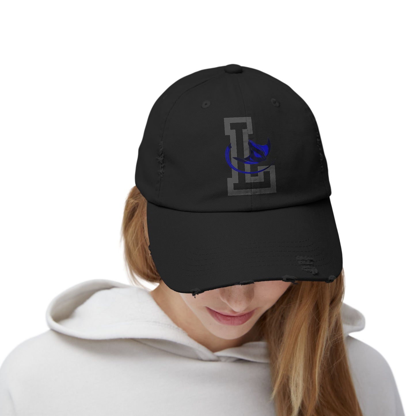 Stingray Unisex Distressed Cap