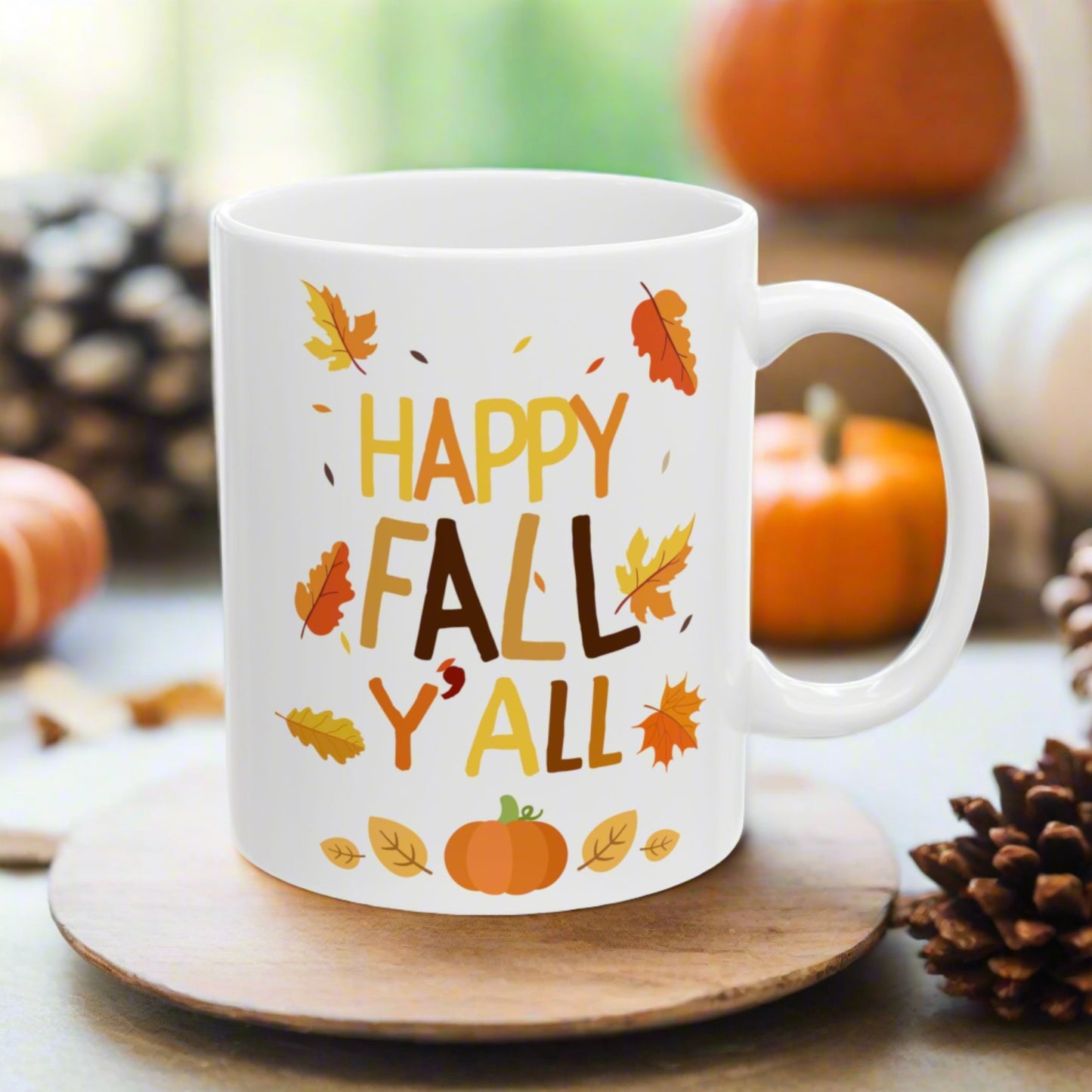 Happy Fall Y'all Mug
