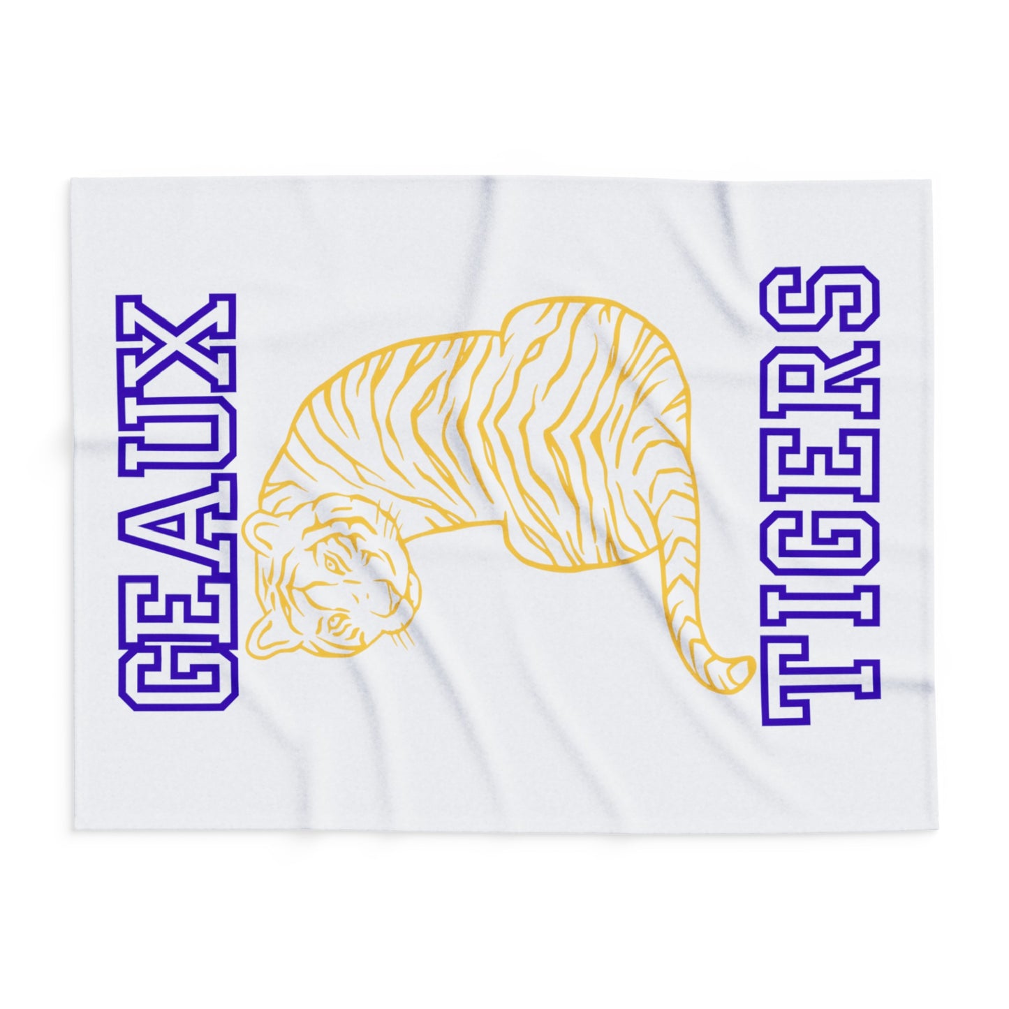Geaux Tigers White