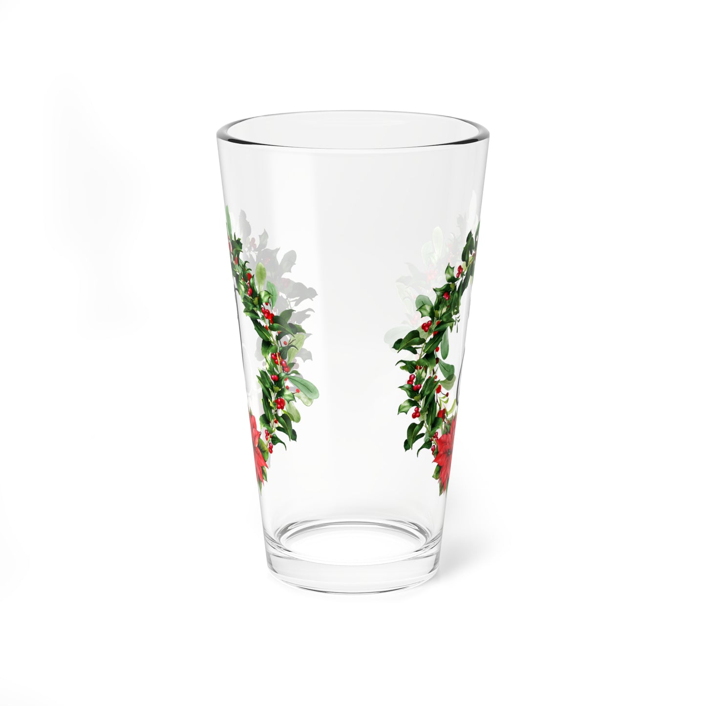 Christmas Wreath Glass "J"