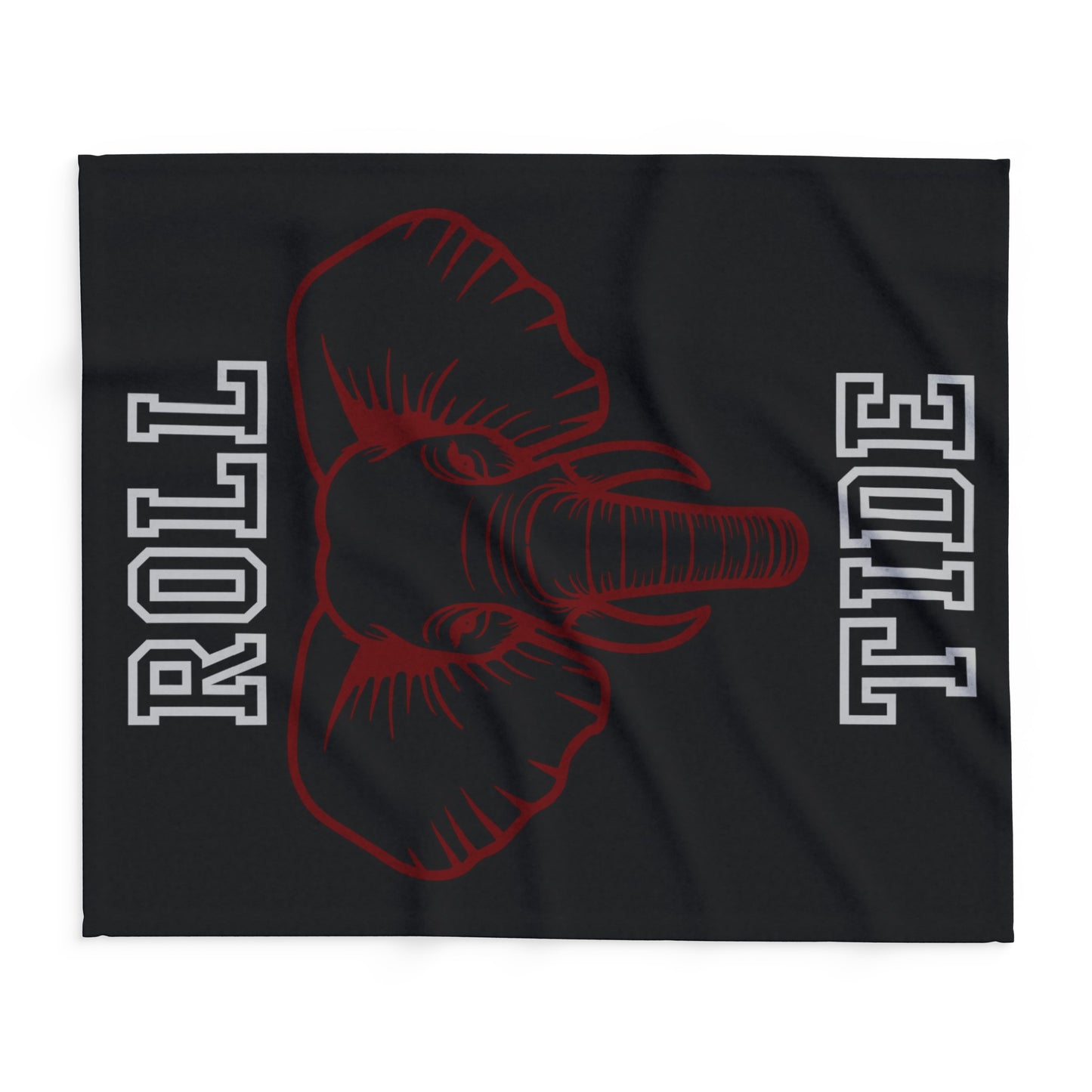 Roll Tide Blanket Black