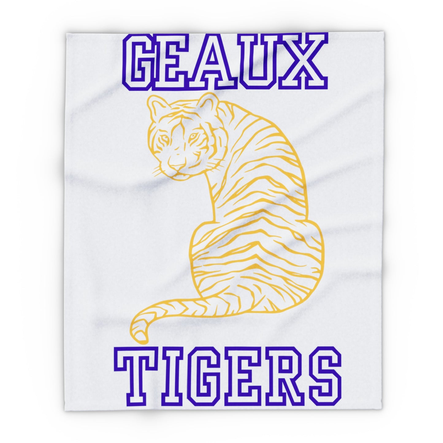 Geaux Tigers White
