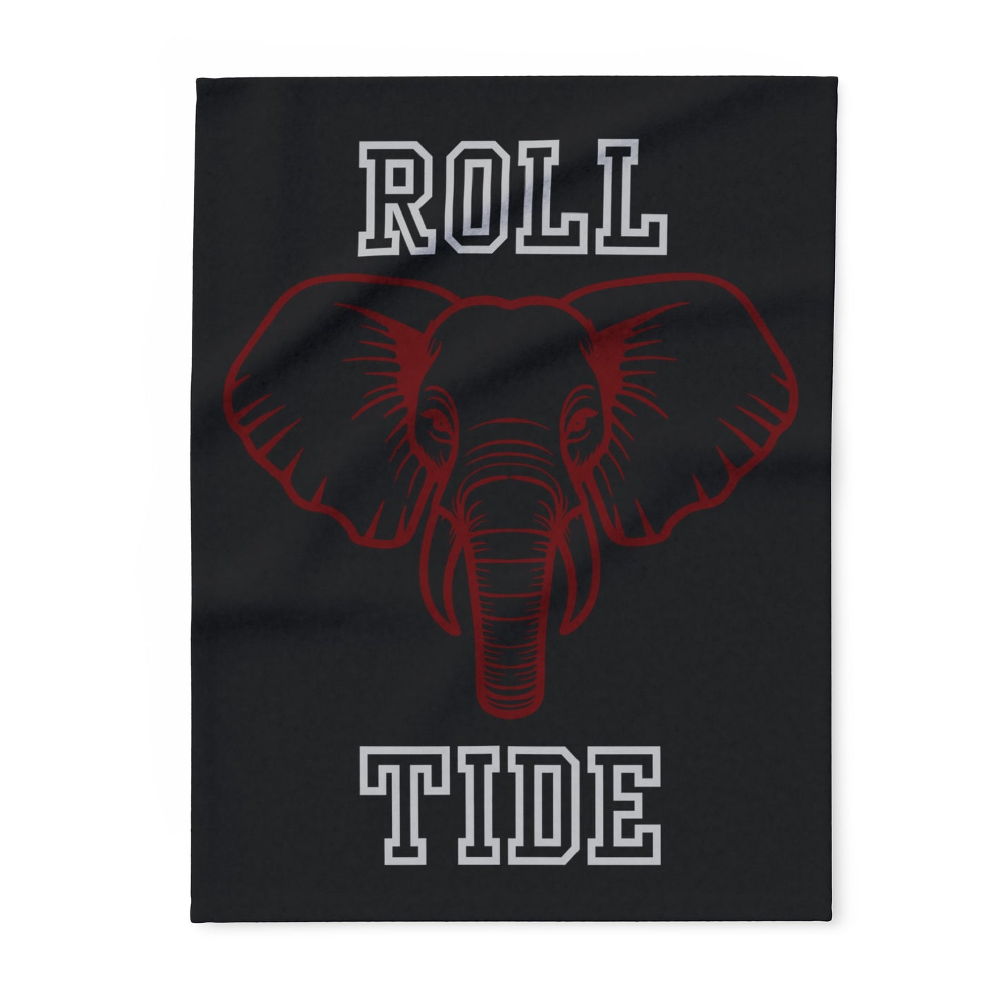 Roll Tide Blanket Black