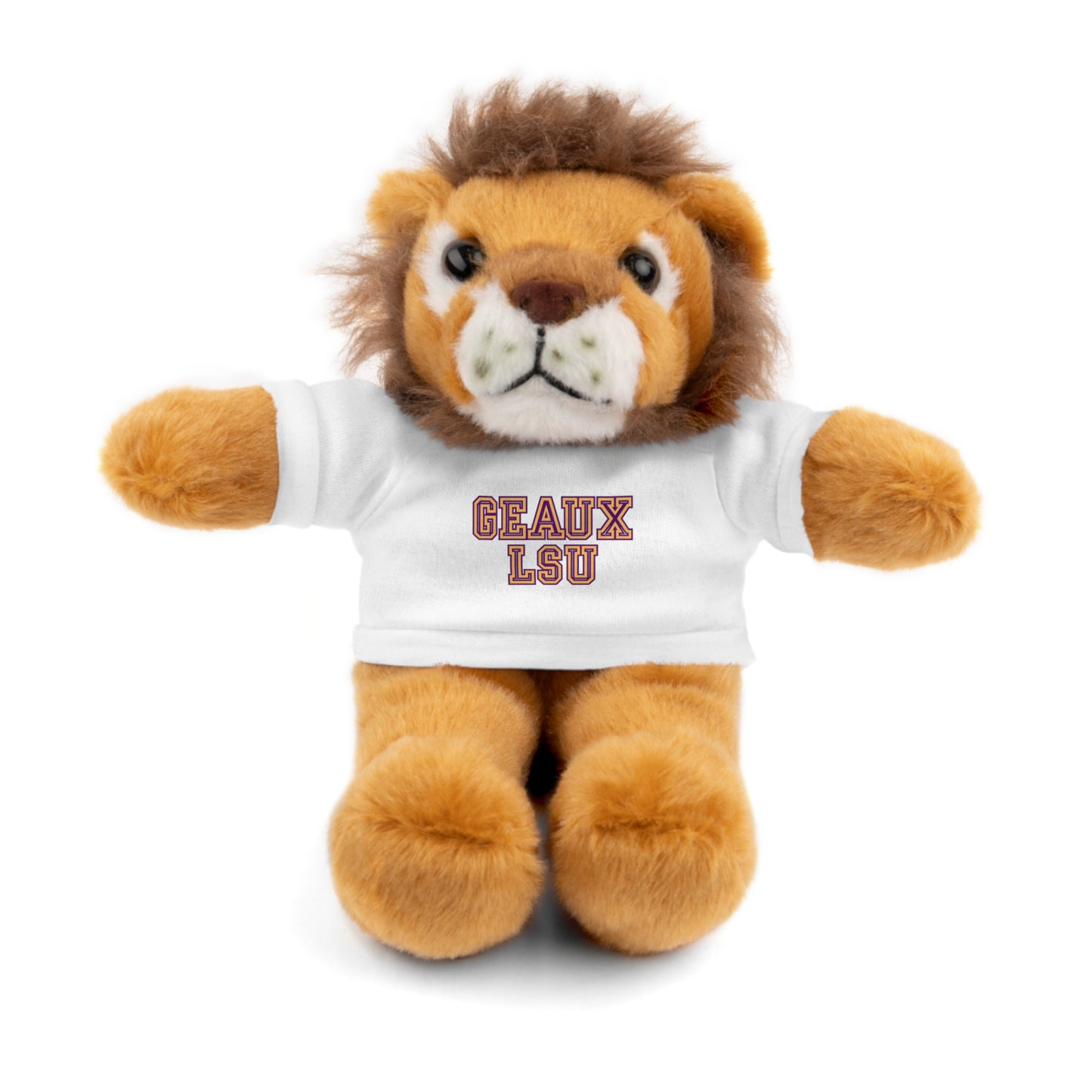 LSU Stuffed Animals with Tee