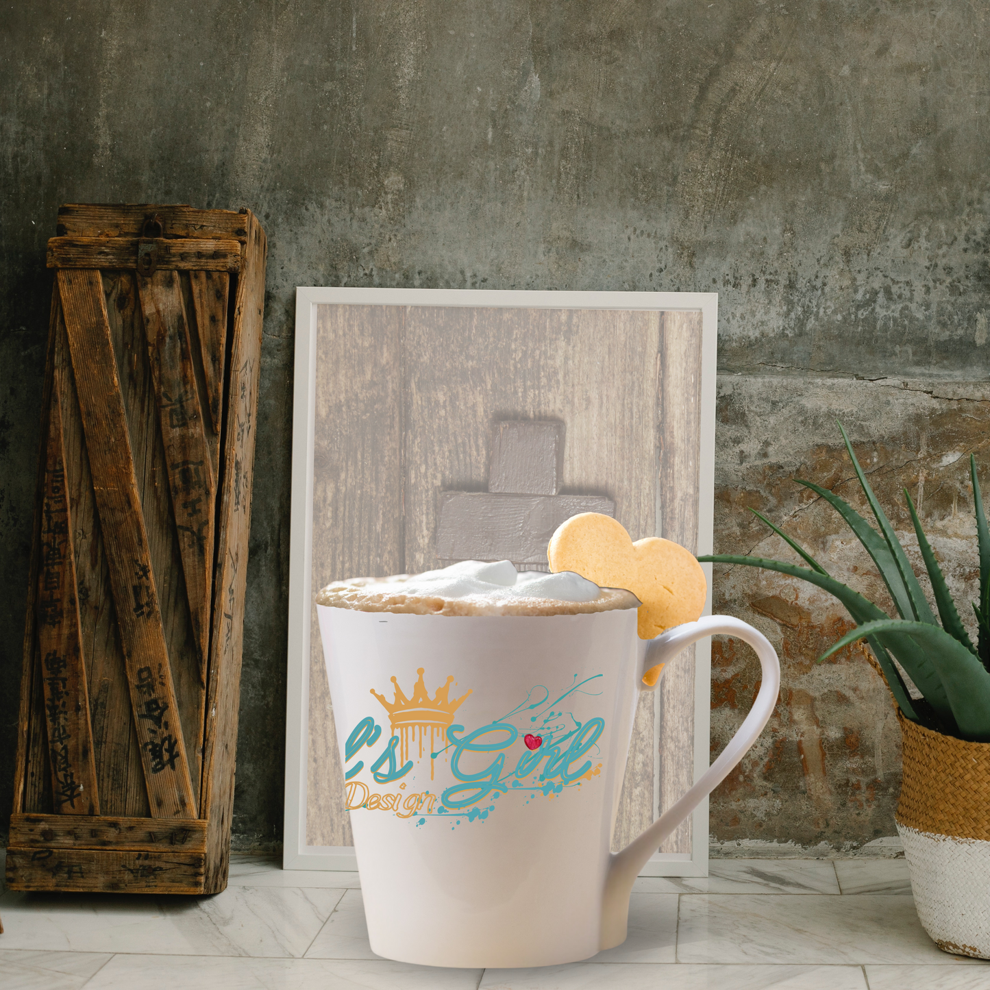 God's Girl by Design Latte Mug