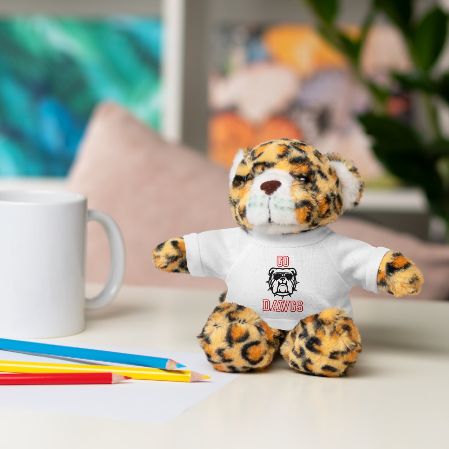 Go Dawgs Stuffed Toy — College Spirit Stuffed Animal