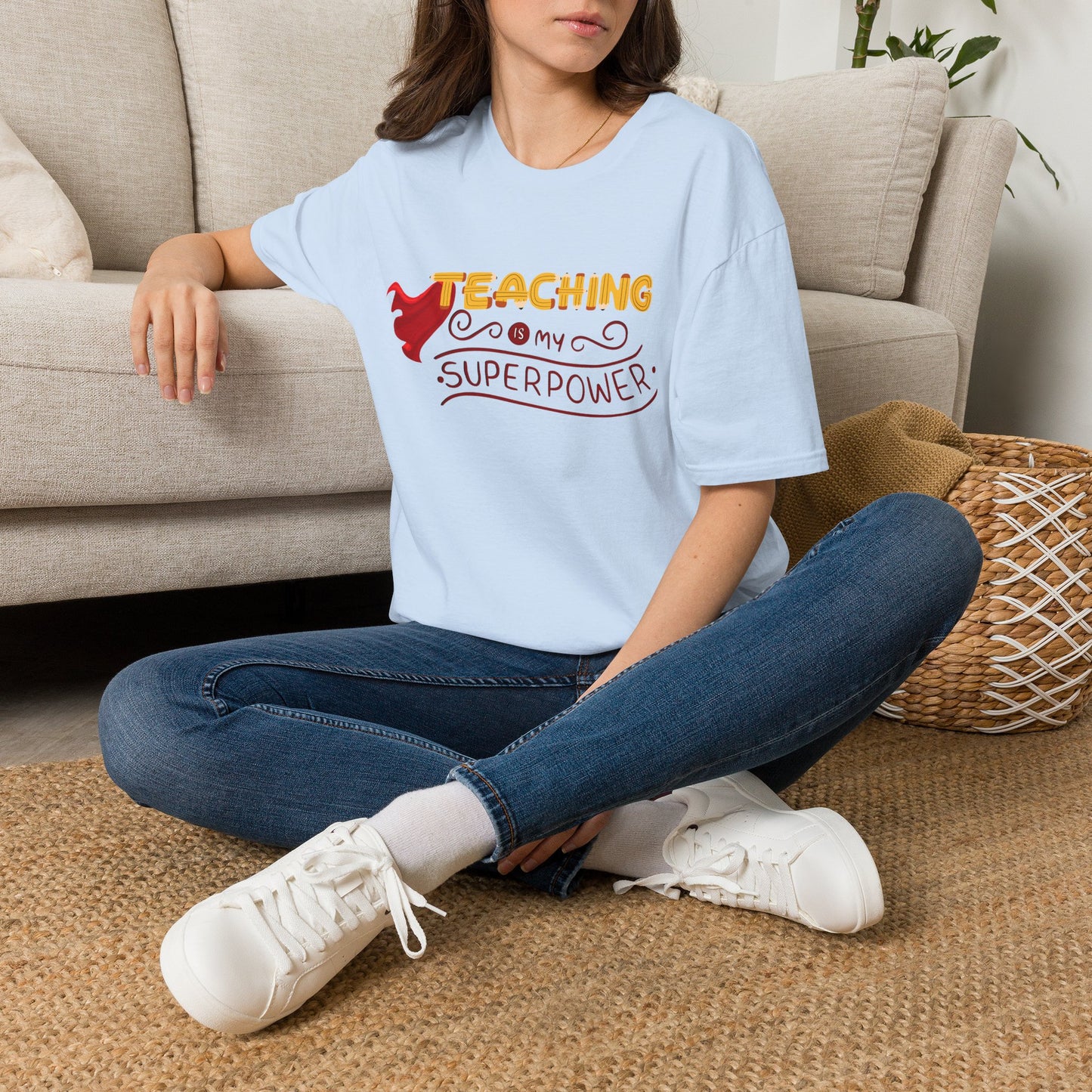 Teaching Is My Superpower T-Shirt — Teacher Appreciation Graphic Tee