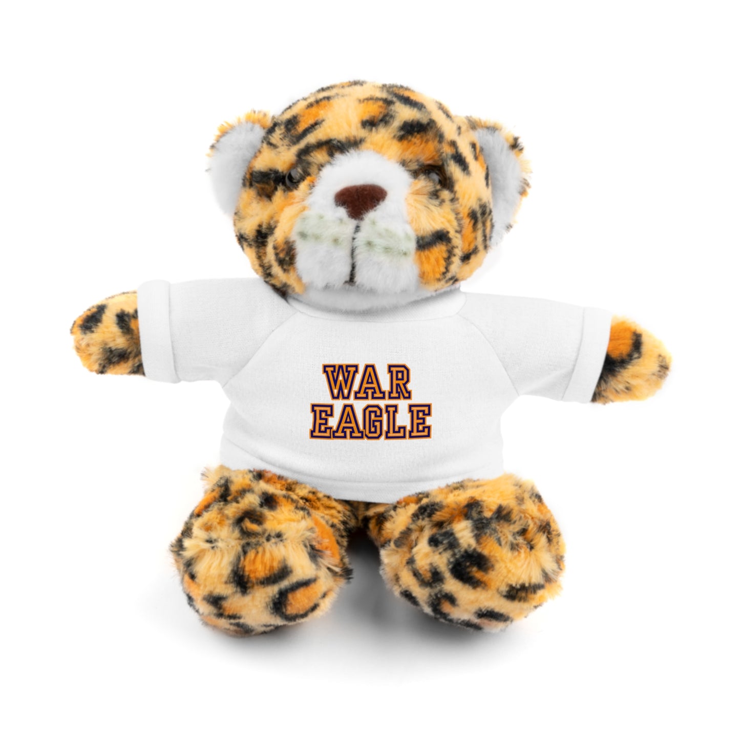 War Eagle Plush Bear with Tee — College Spirit Stuffed Animal