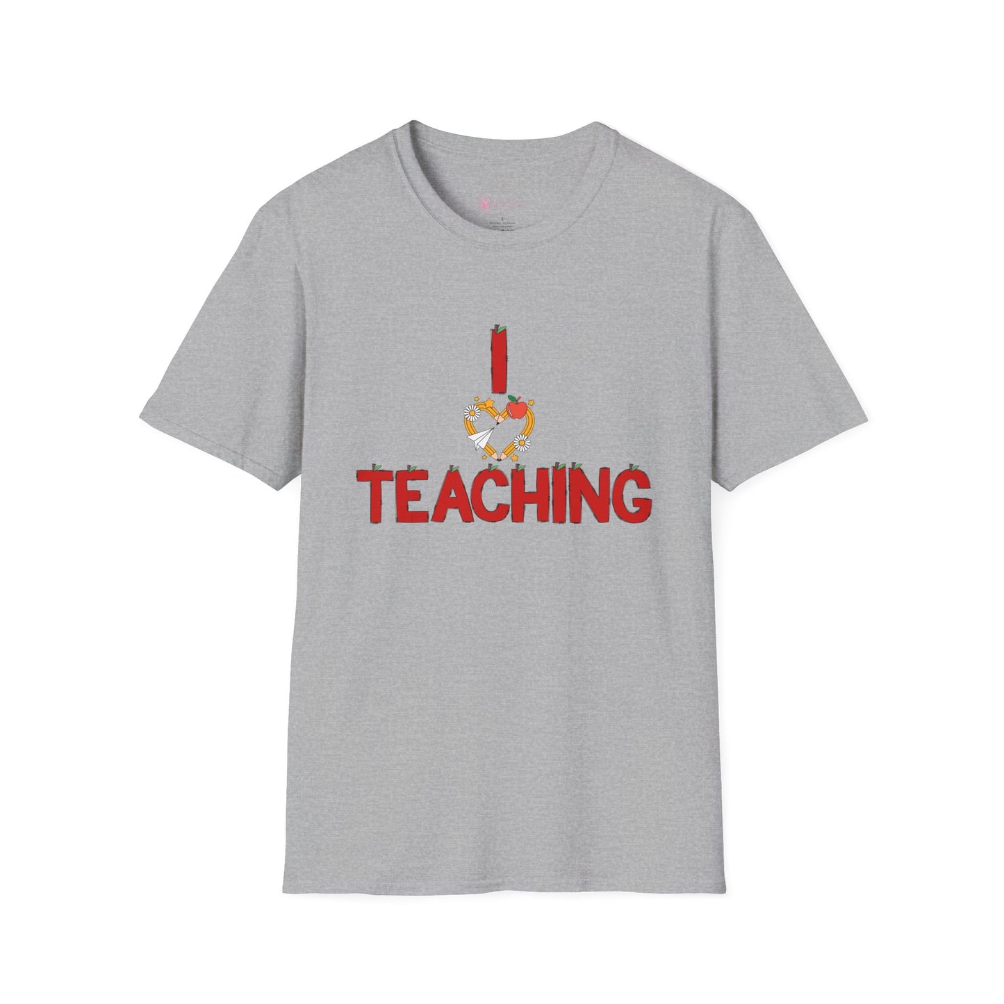 I Love Teaching T‑Shirt — Cute Apple & Pencil Teacher Tee