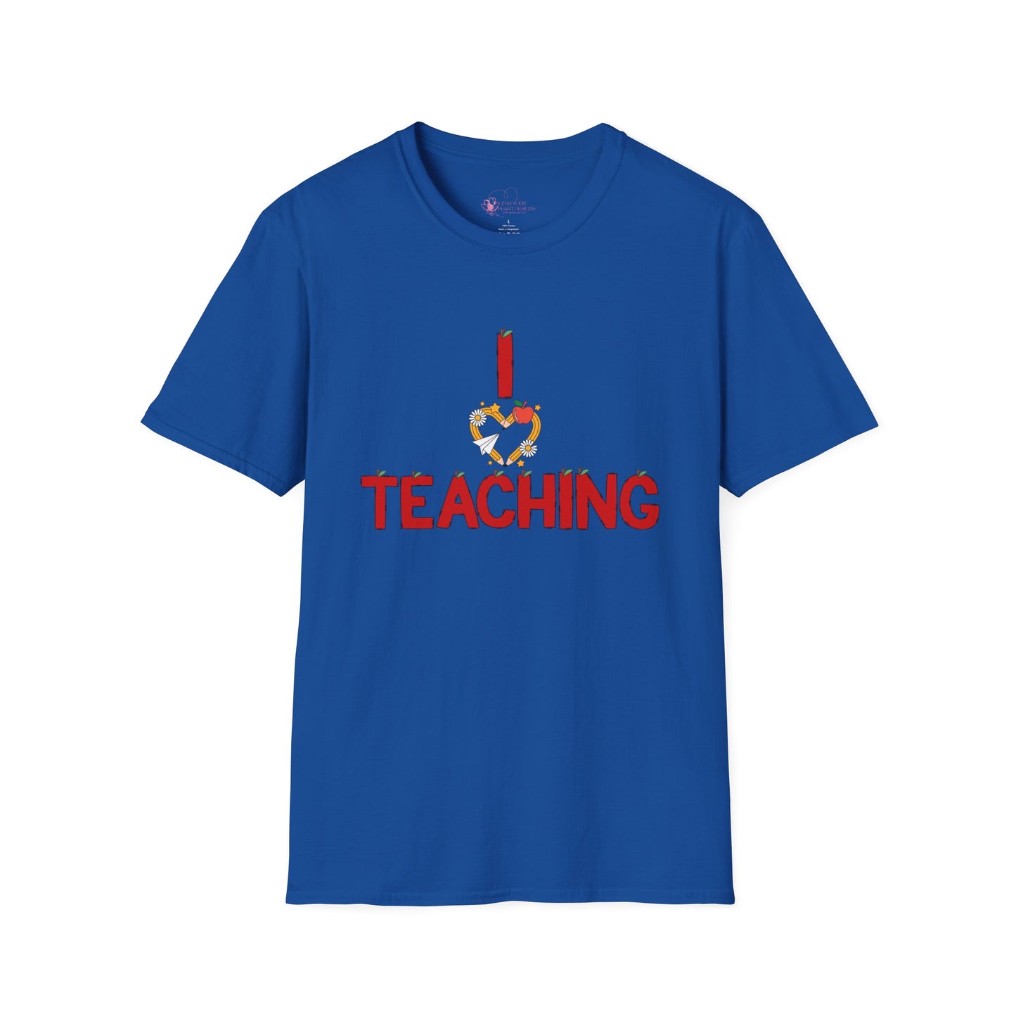 I Love Teaching T‑Shirt — Cute Apple & Pencil Teacher Tee