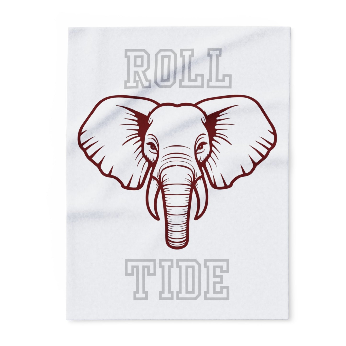 Roll Tide Blanket White