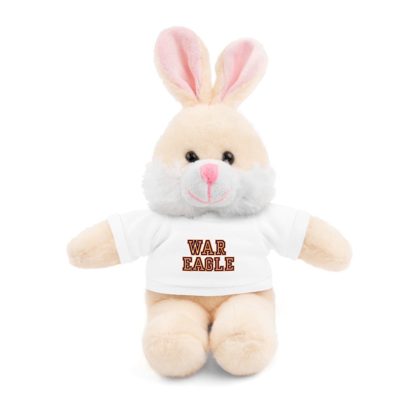 War Eagle Plush Bear with Tee — College Spirit Stuffed Animal