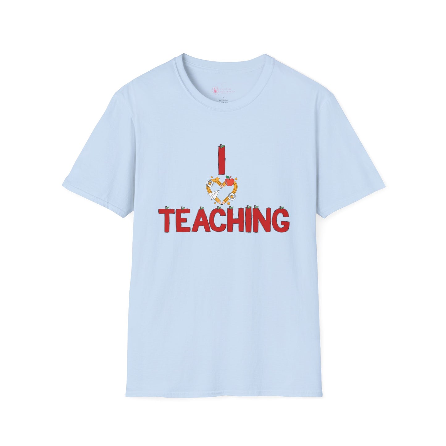 I Love Teaching T‑Shirt — Cute Apple & Pencil Teacher Tee