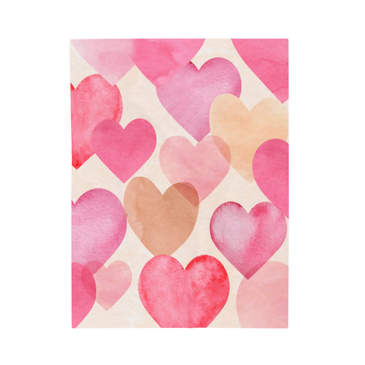 All My Hearts Velveteen Plush Blanket