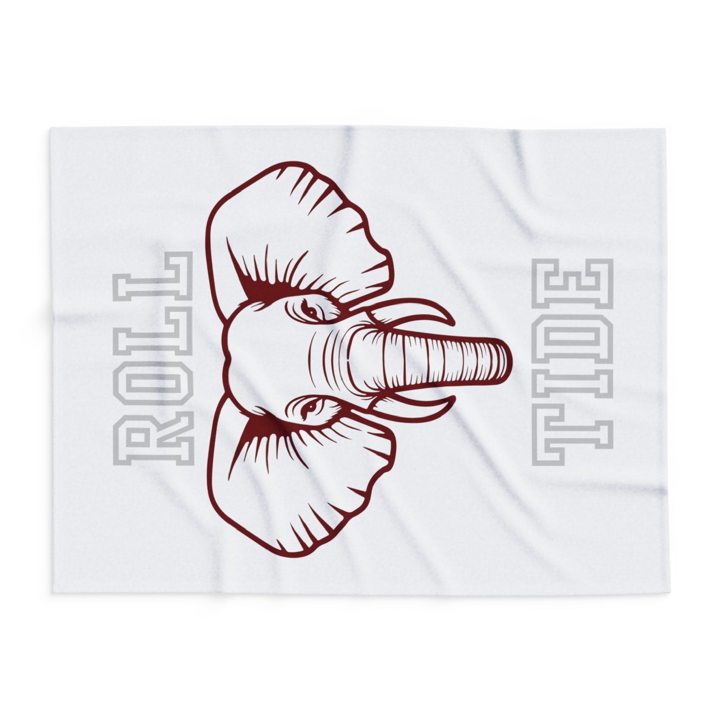 Roll Tide Blanket White
