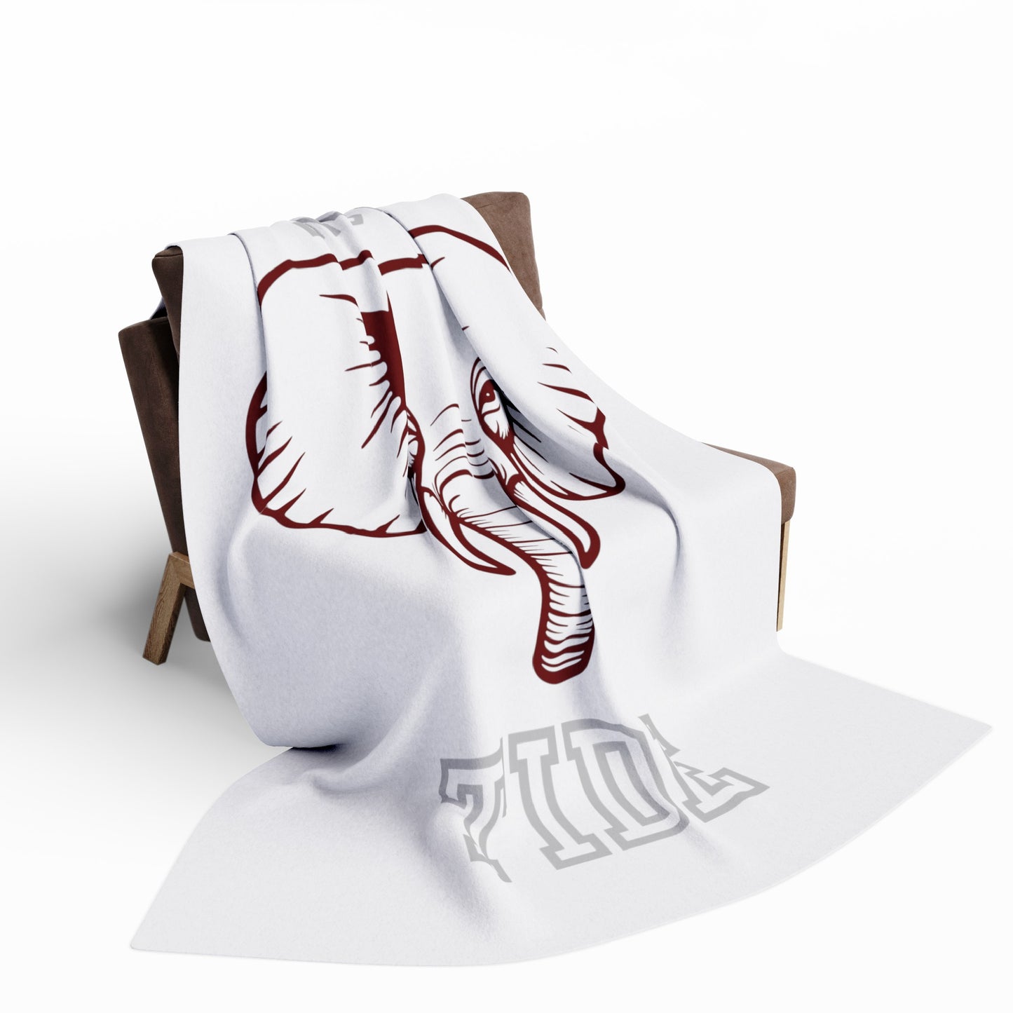 Roll Tide Blanket White